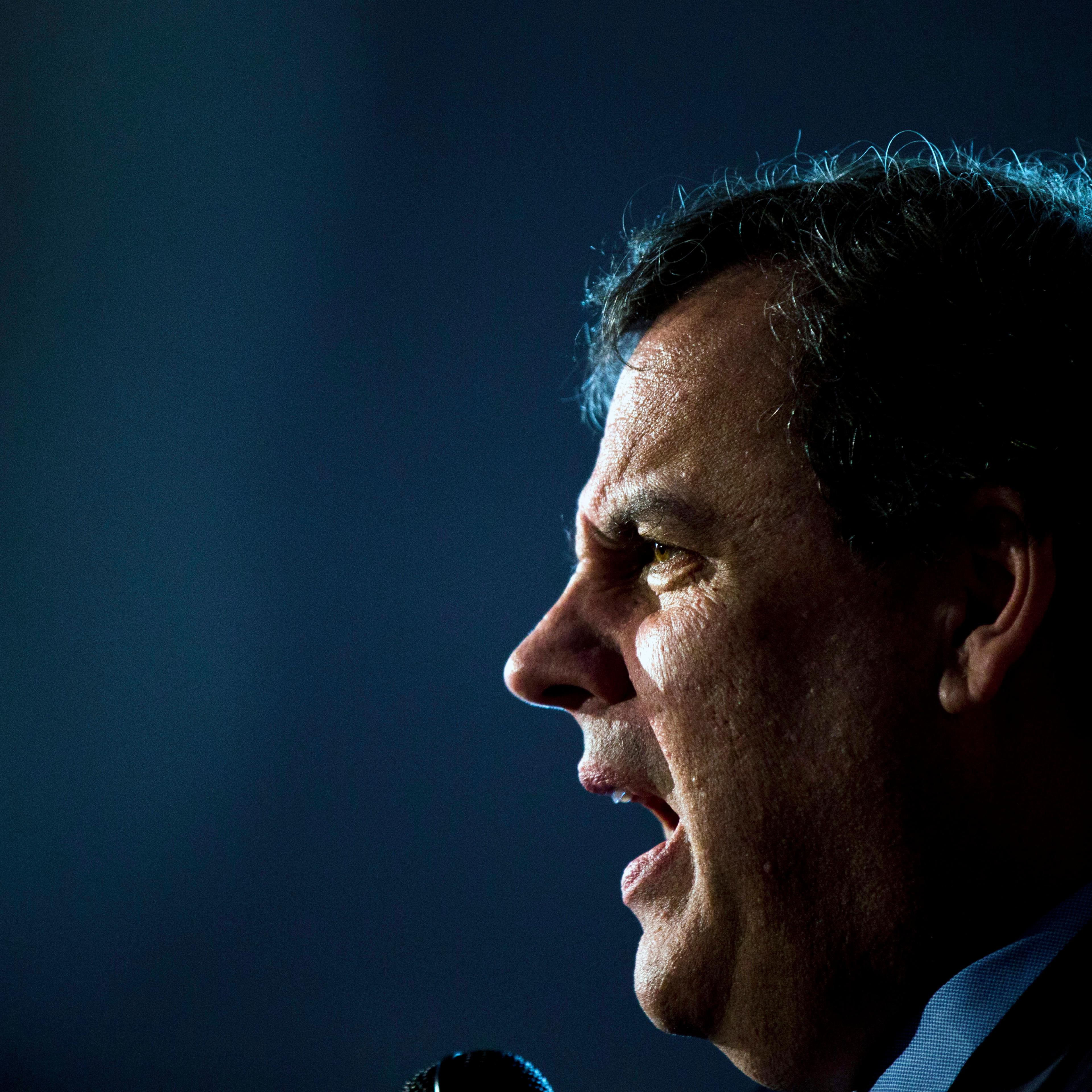 Republican presidential candidate, New Jersey Gov. Chris Christie on Jan. 25, 2016.