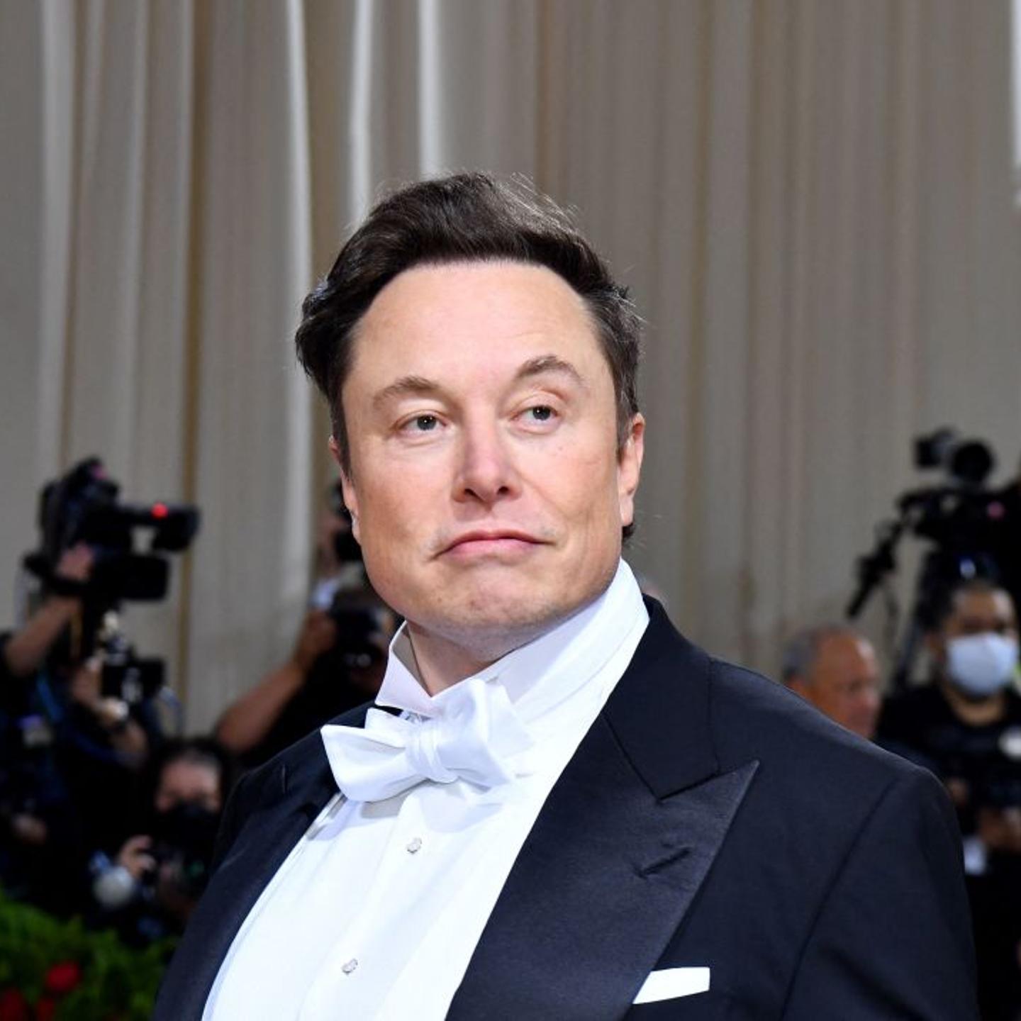 Elon Musk at the 2022 Met Gala