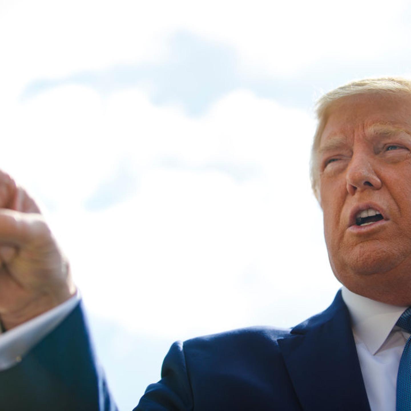 U.S. President Donald Trump at the White House
