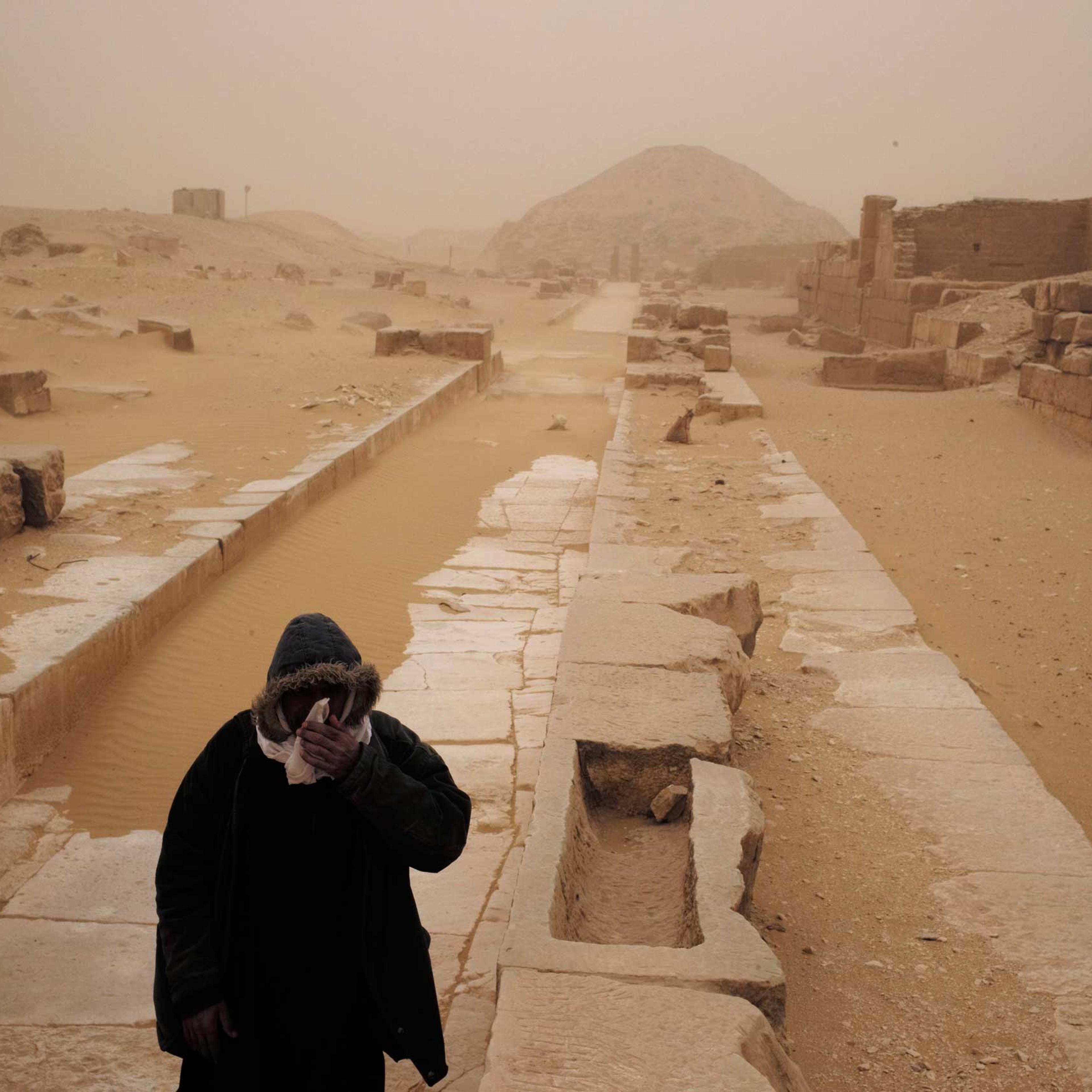 The Saqqara pyramid complex, south of Cairo, Feb. 11, 2015.