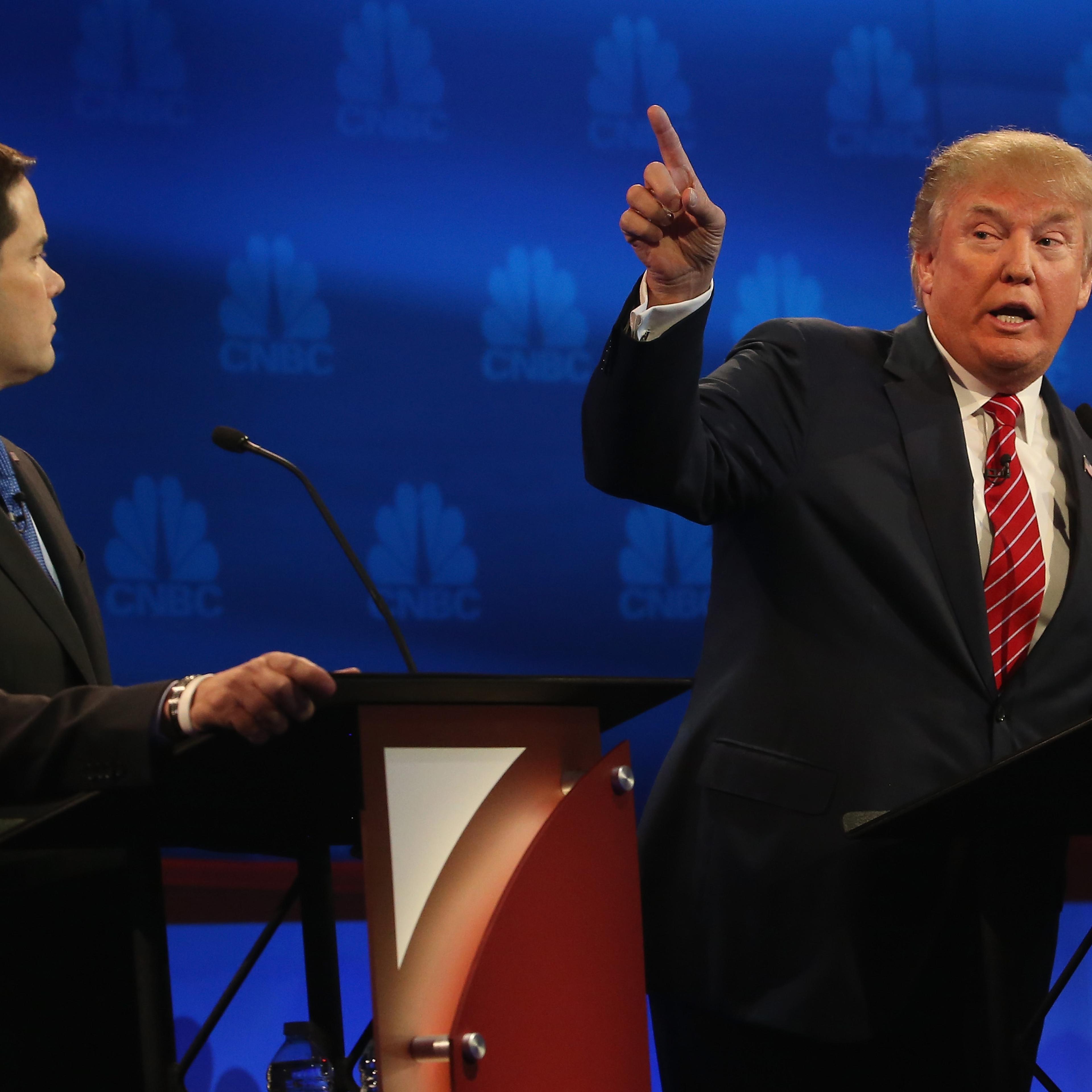 Donald Trump and Marco Rubio