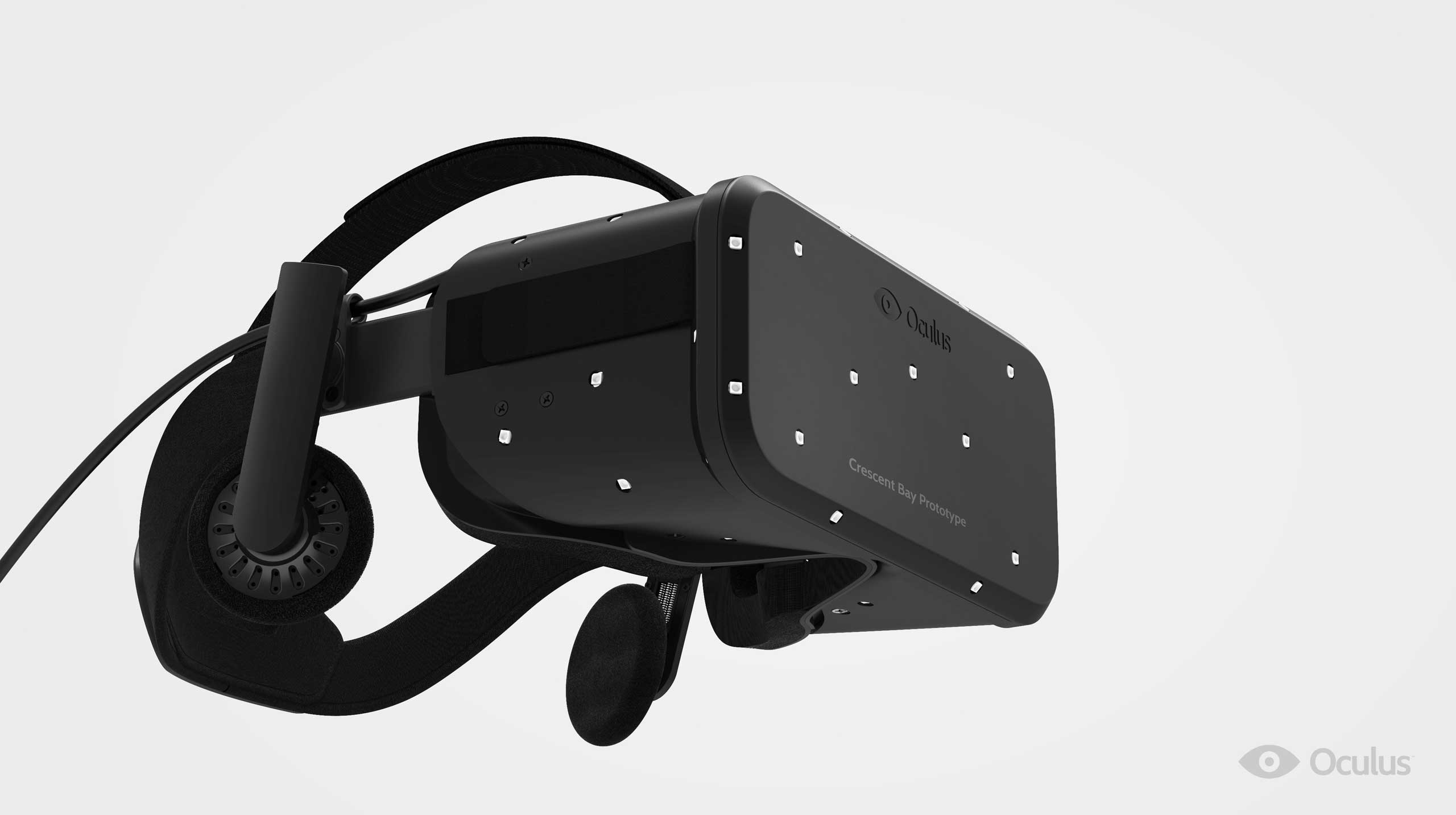 Oculus Rift Crescent Bay The latest Oculus Rift prototype, Crescent Bay, marks one step further before the commercial release of the virtual reality handset. Crescent Bay features upgrades like 360-degree head tracking, a lighter weight, and high-quality