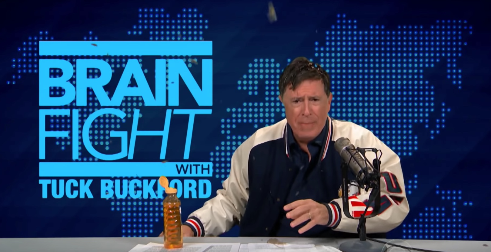 Stephen Colbert Alex Jones spoof