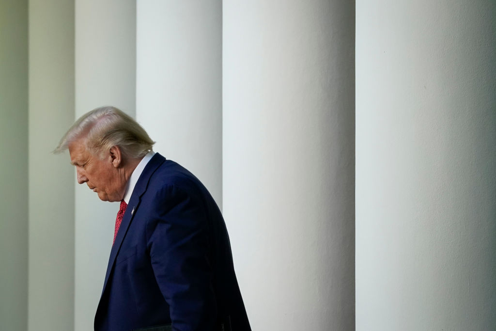 President Trump Holds A Press Conference At The White House