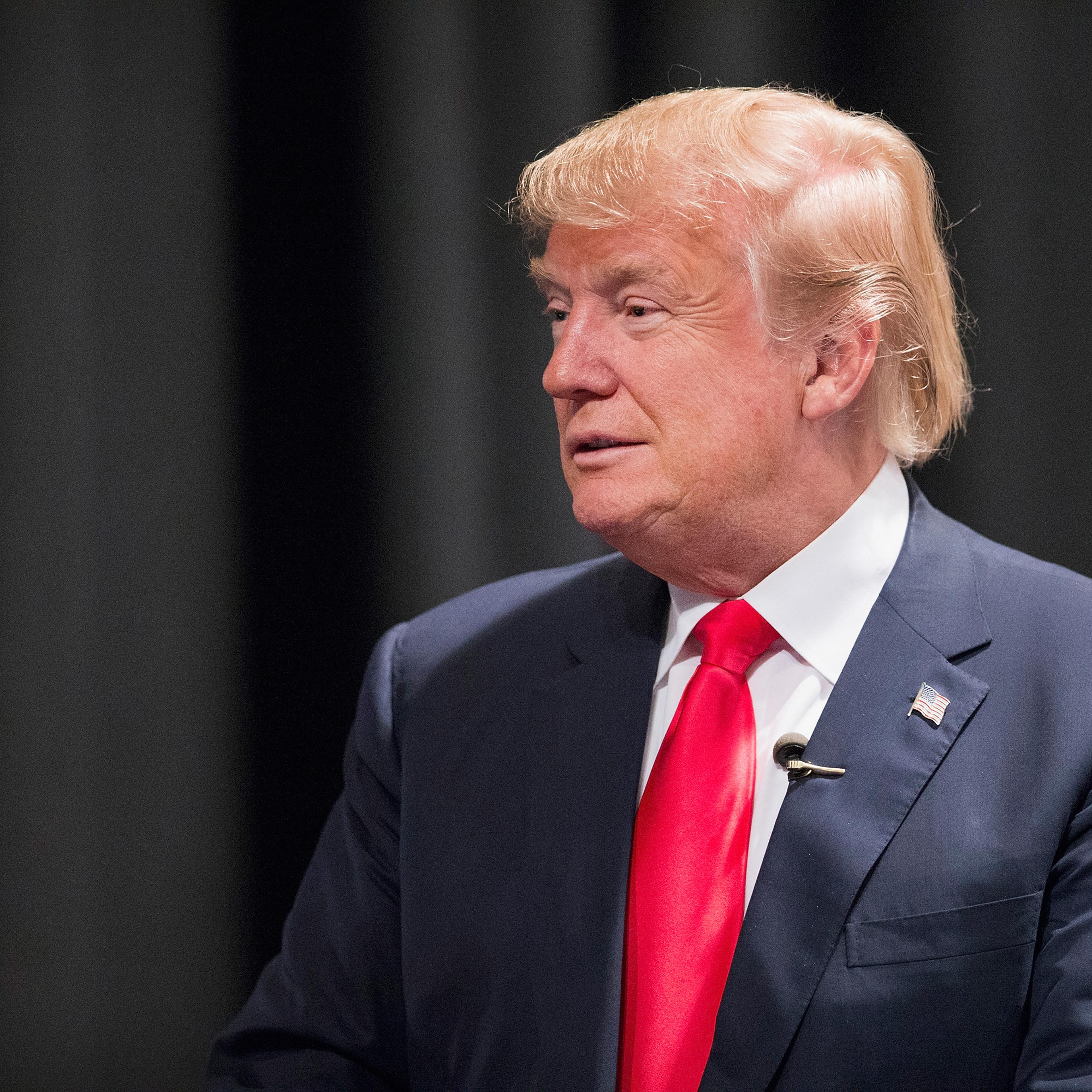 Donald Trump Holds Campaign Town Hall In Iowa