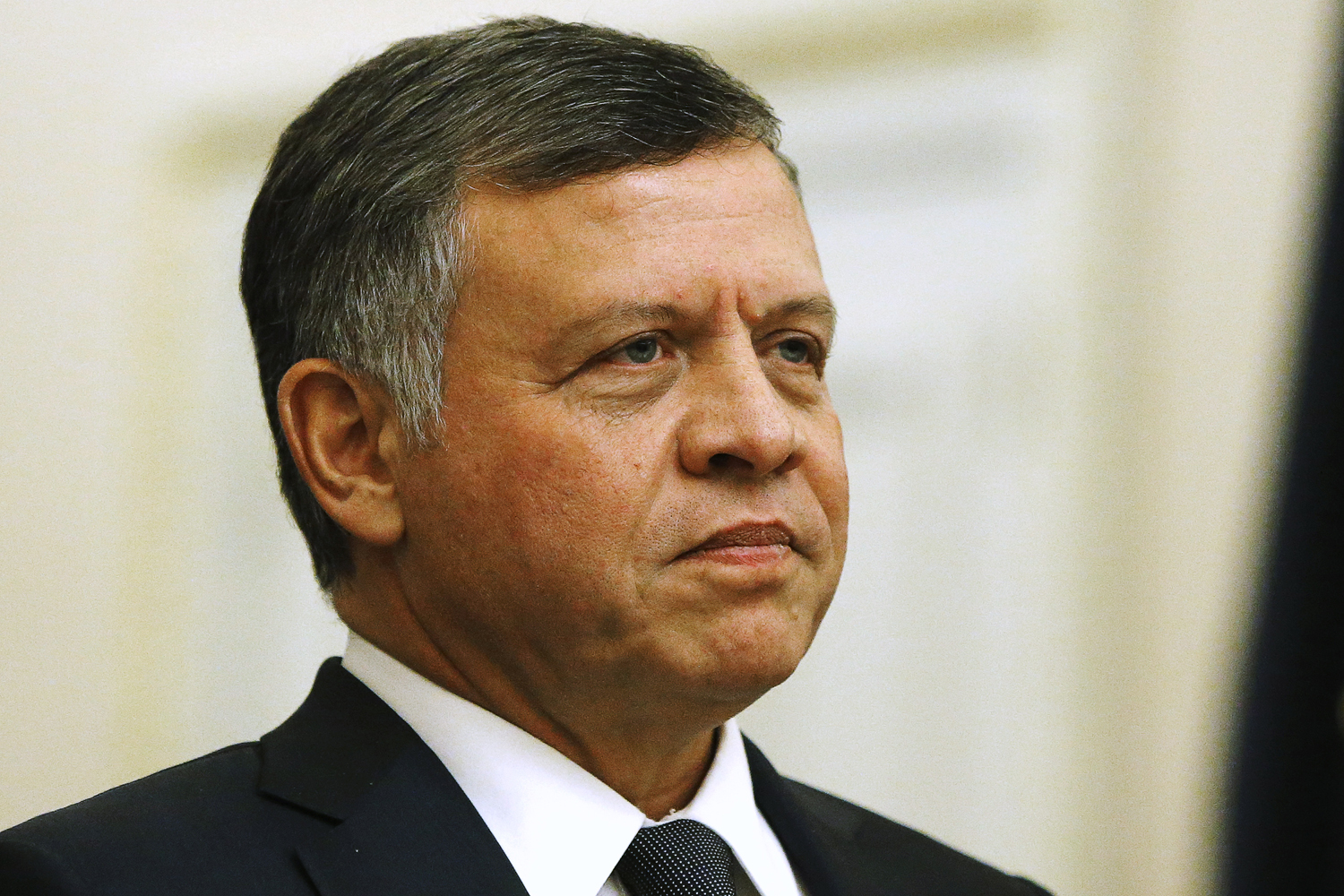 Jordan's King Abdullah arrives to meet with members of the U.S. Senate Foreign Relations Committee at the U.S. Capitol in Washington