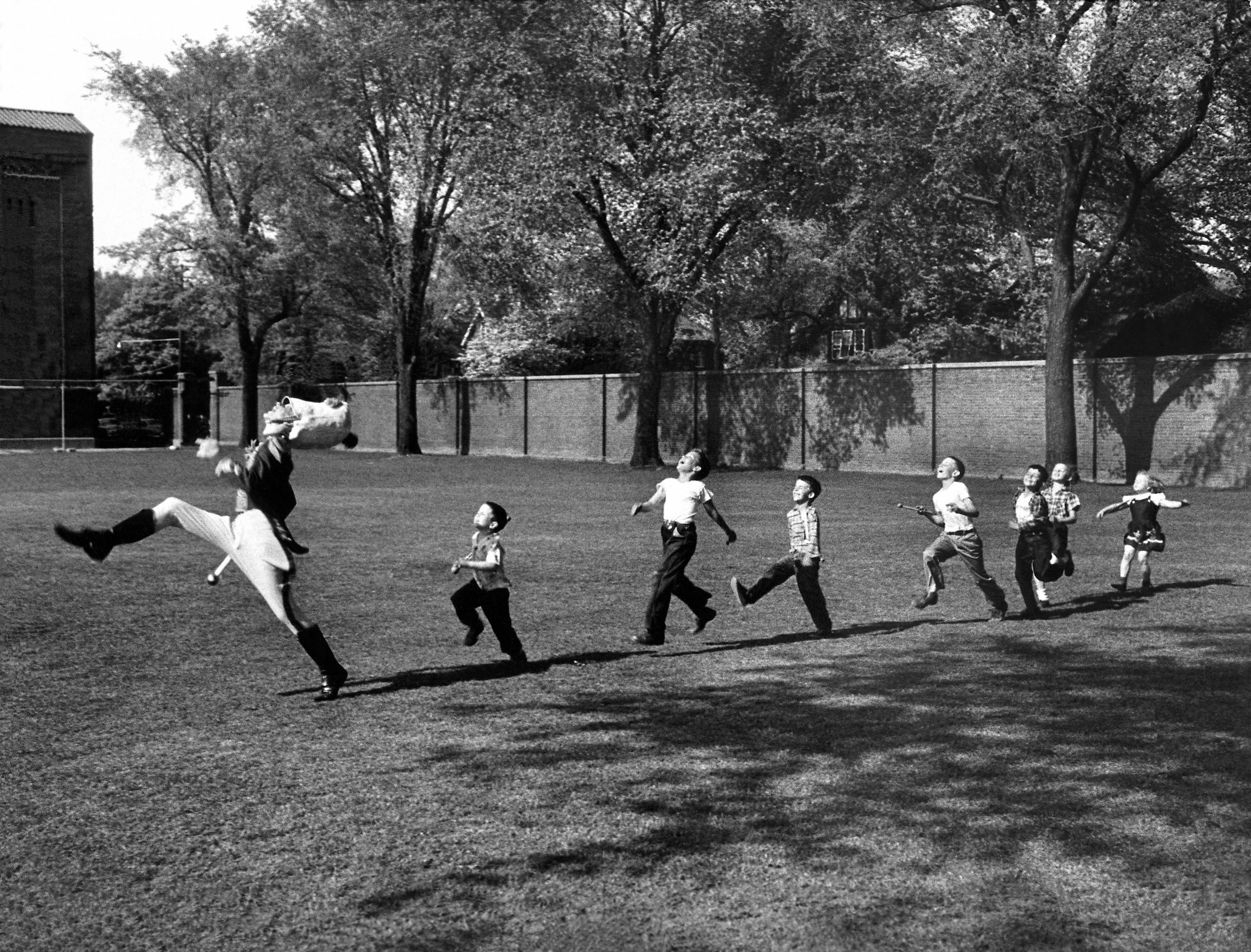 Drum Major at the University of Michigan, Ann Arbor, Michigan, 1951