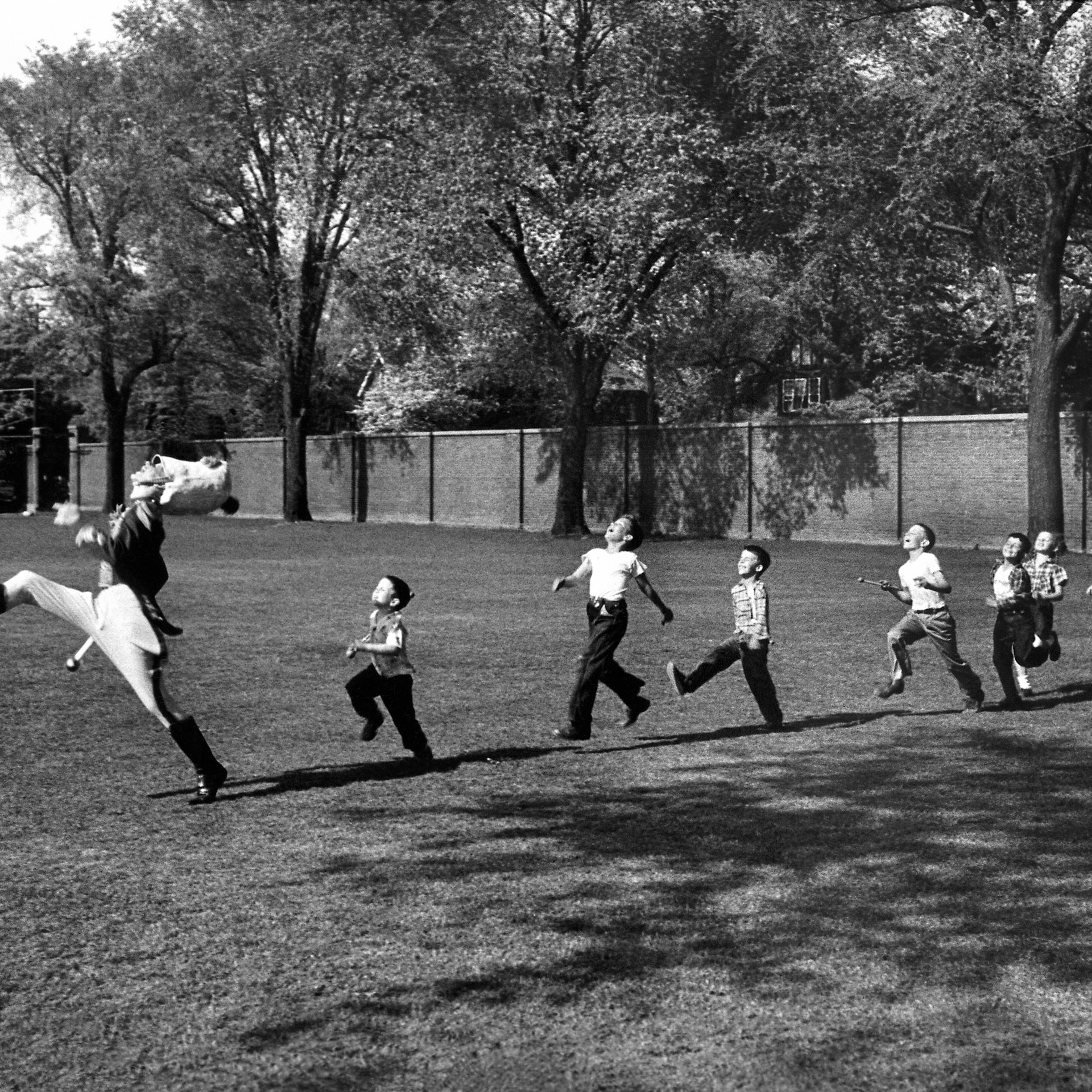 Drum Major at the University of Michigan, Ann Arbor, Michigan, 1951
