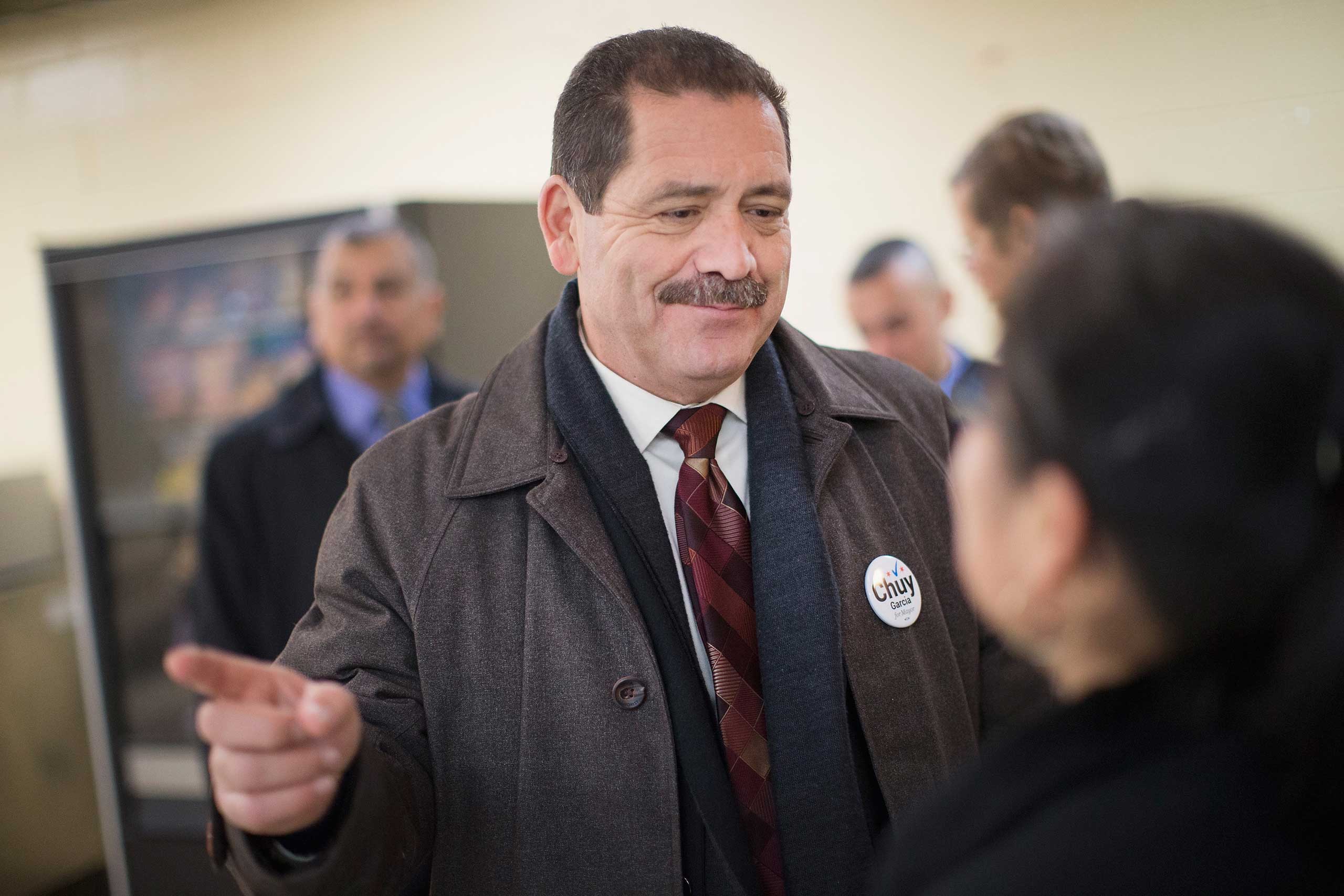 Chicago Mayoral Candidates Campaign One Day Before Election
