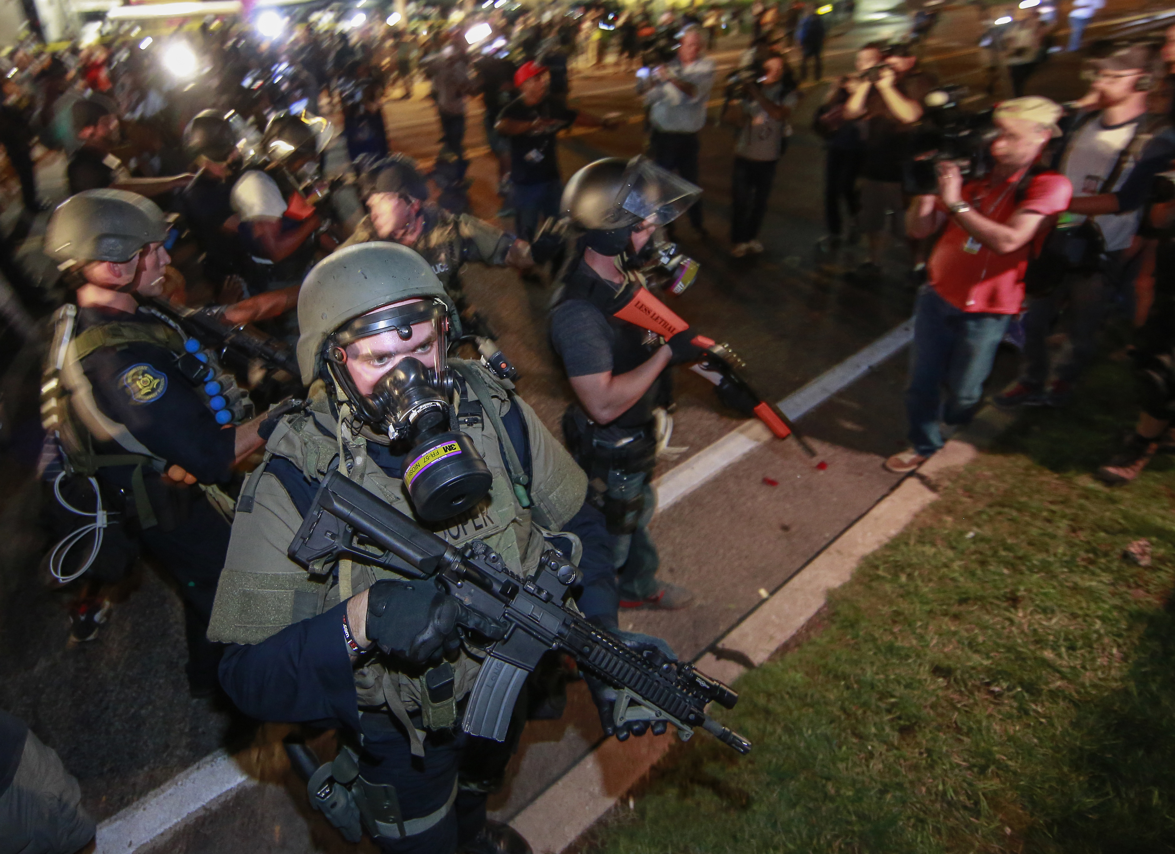 Protest in Ferguson over Michael Brown's death