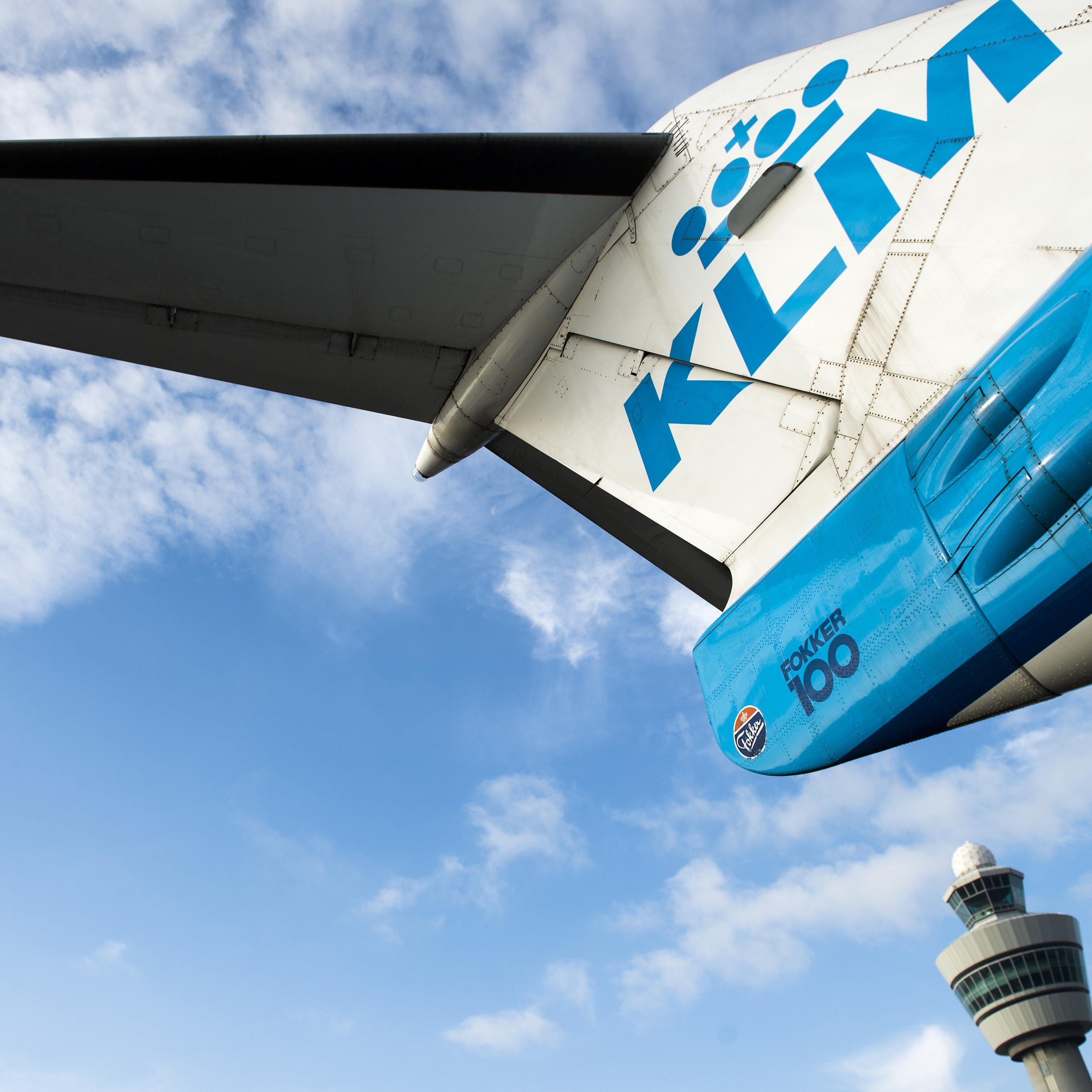 NETHERLANDS-TRANSPORT-PLANE-KLM SCHIPHOL