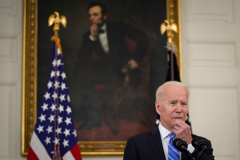President Biden Speaks On The American Rescue Plan At White House