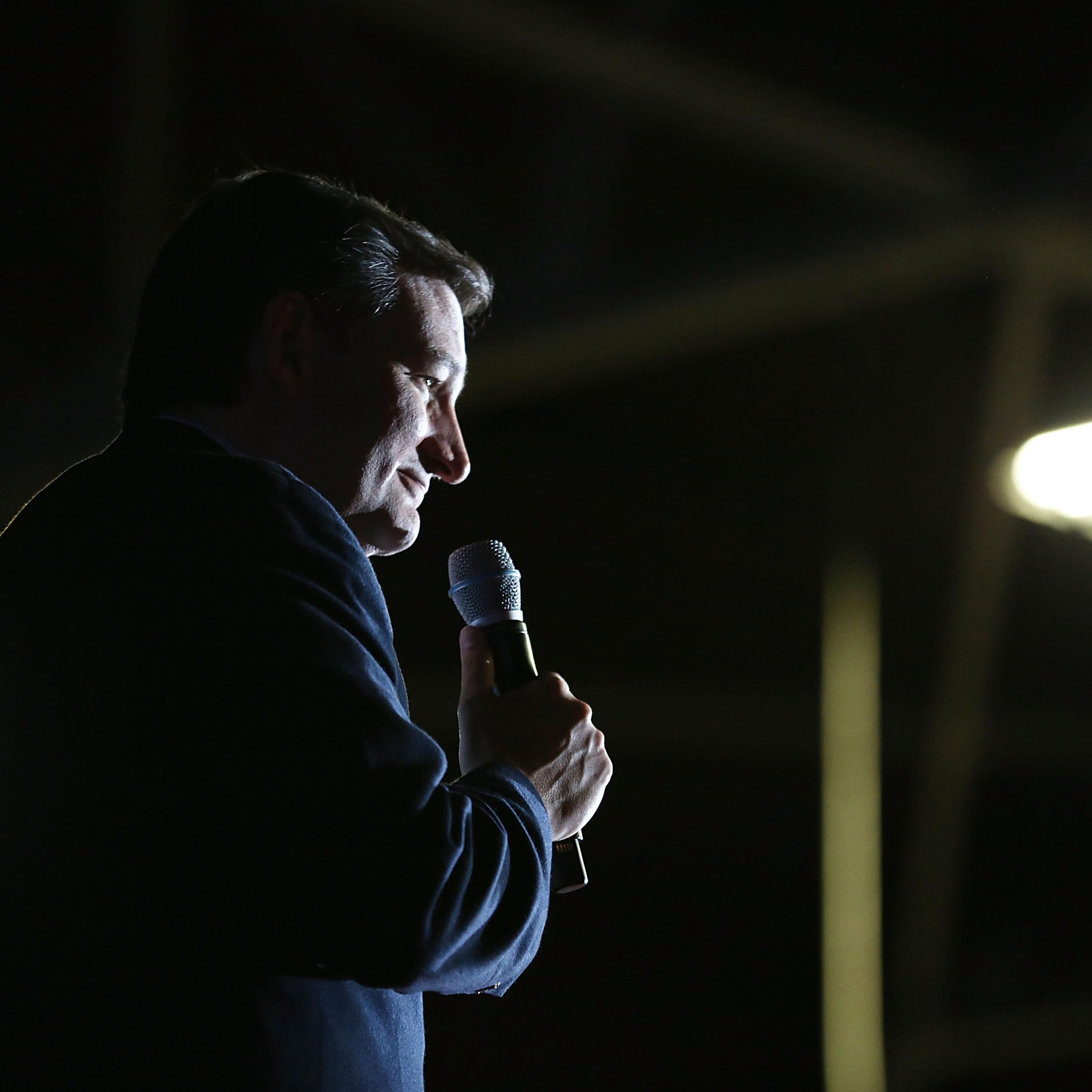 Ted Cruz on May 2, 2016 in Indianapolis, Ind.