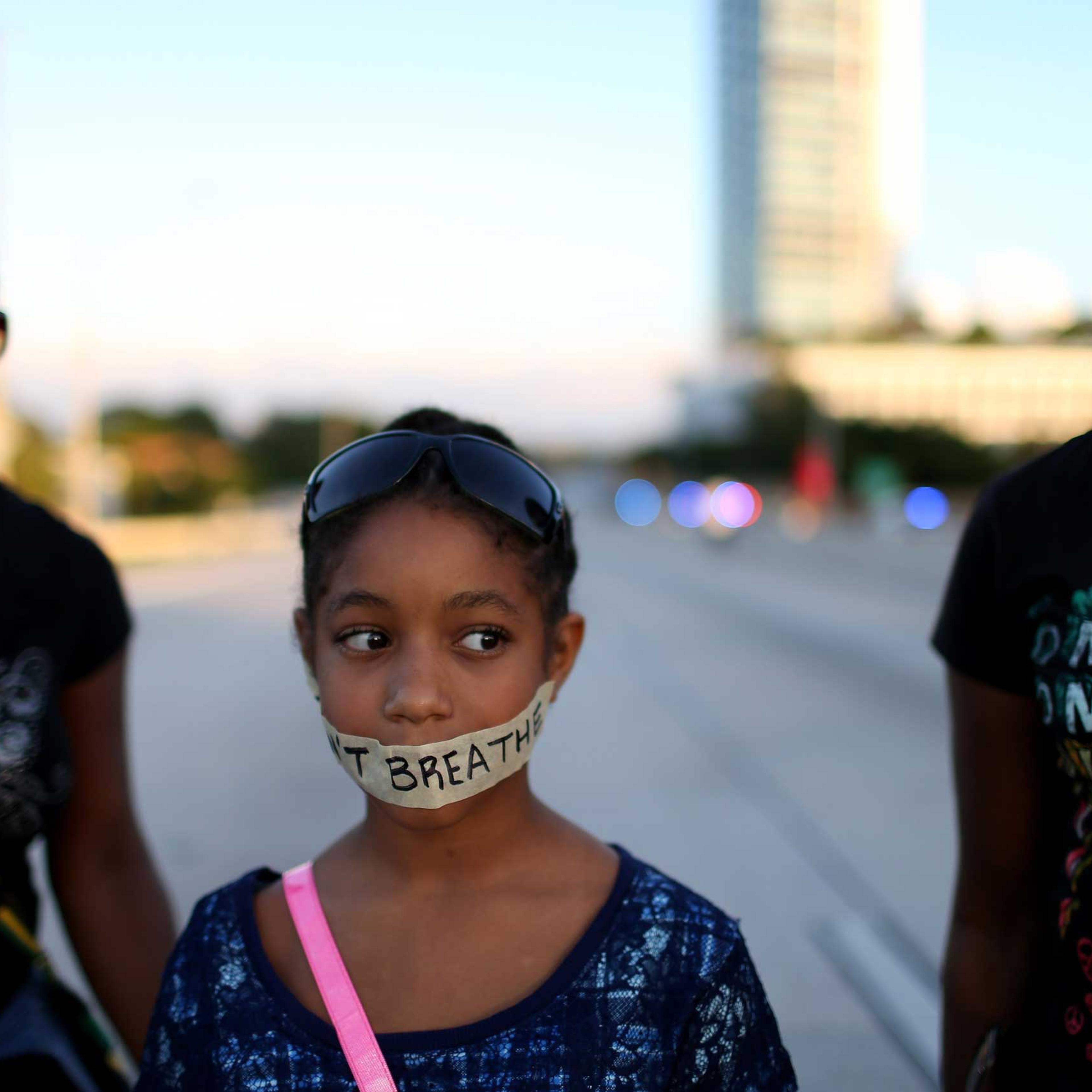 Protesters In Miami Hold A "Hands Up Don't Shoot" Demonstration In Wake Of Recent Grand Jury Verdicts