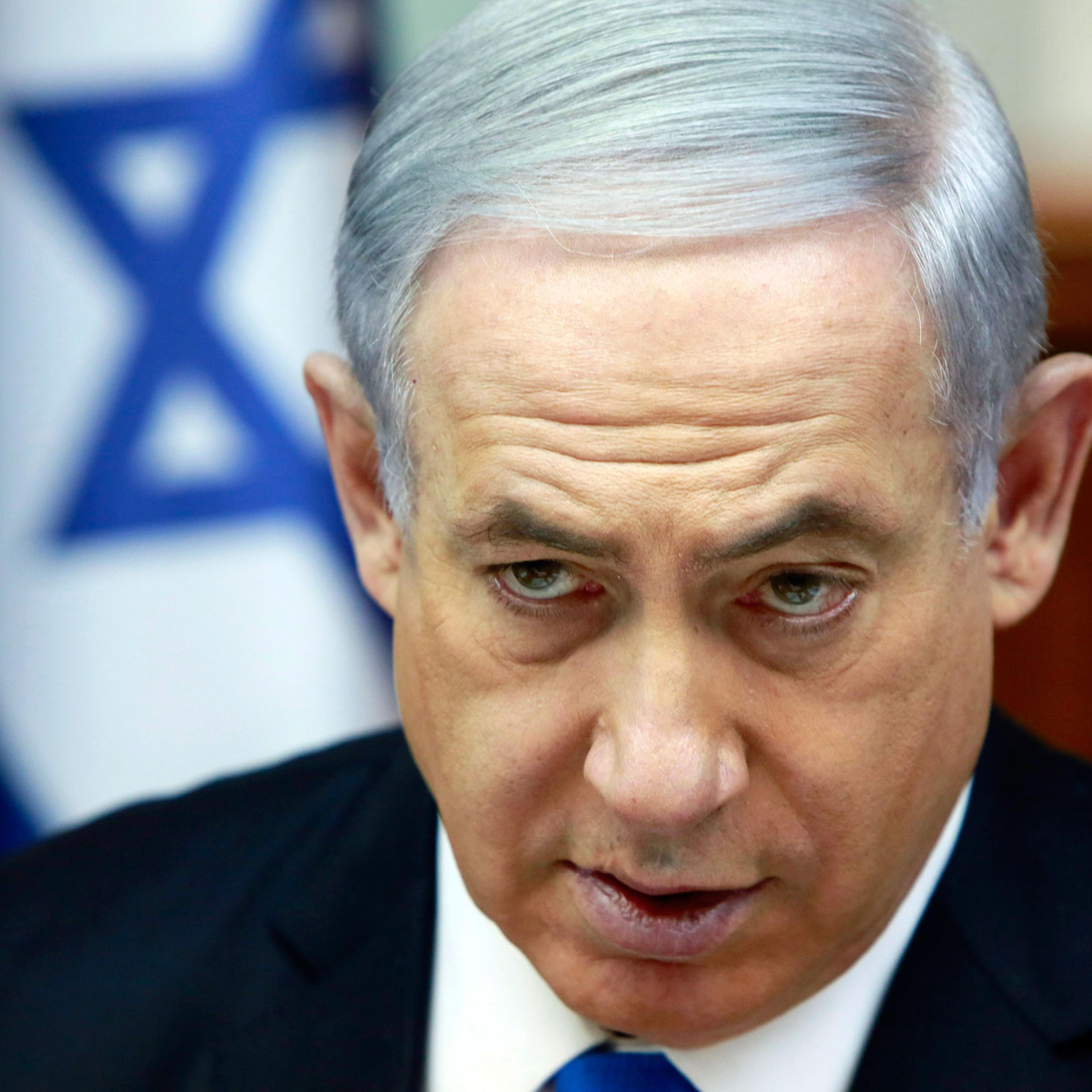 Israel's Prime Minister Netanyahu attends cabinet meeting in Jerusalem