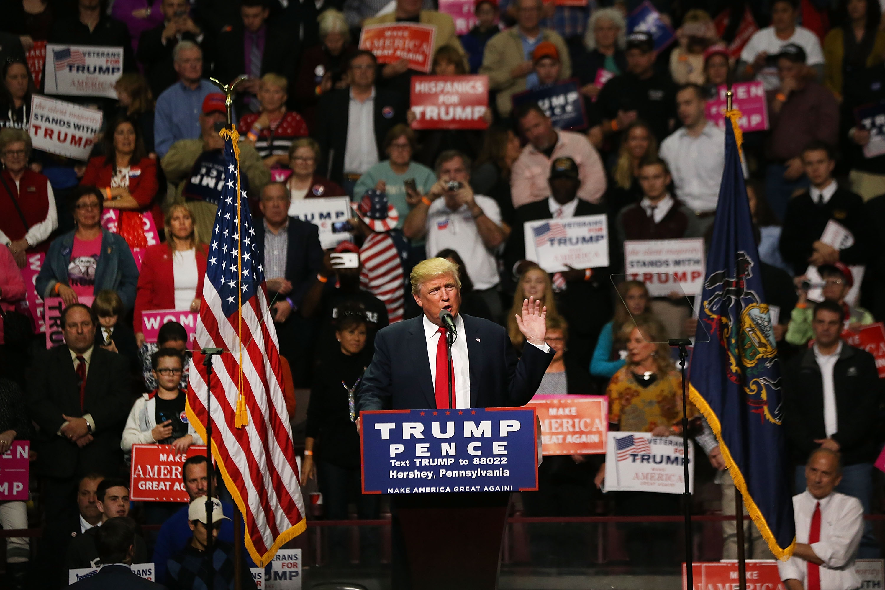 Republican Presidential Nominee Donald Trump  Campaigns In Pennsylvania