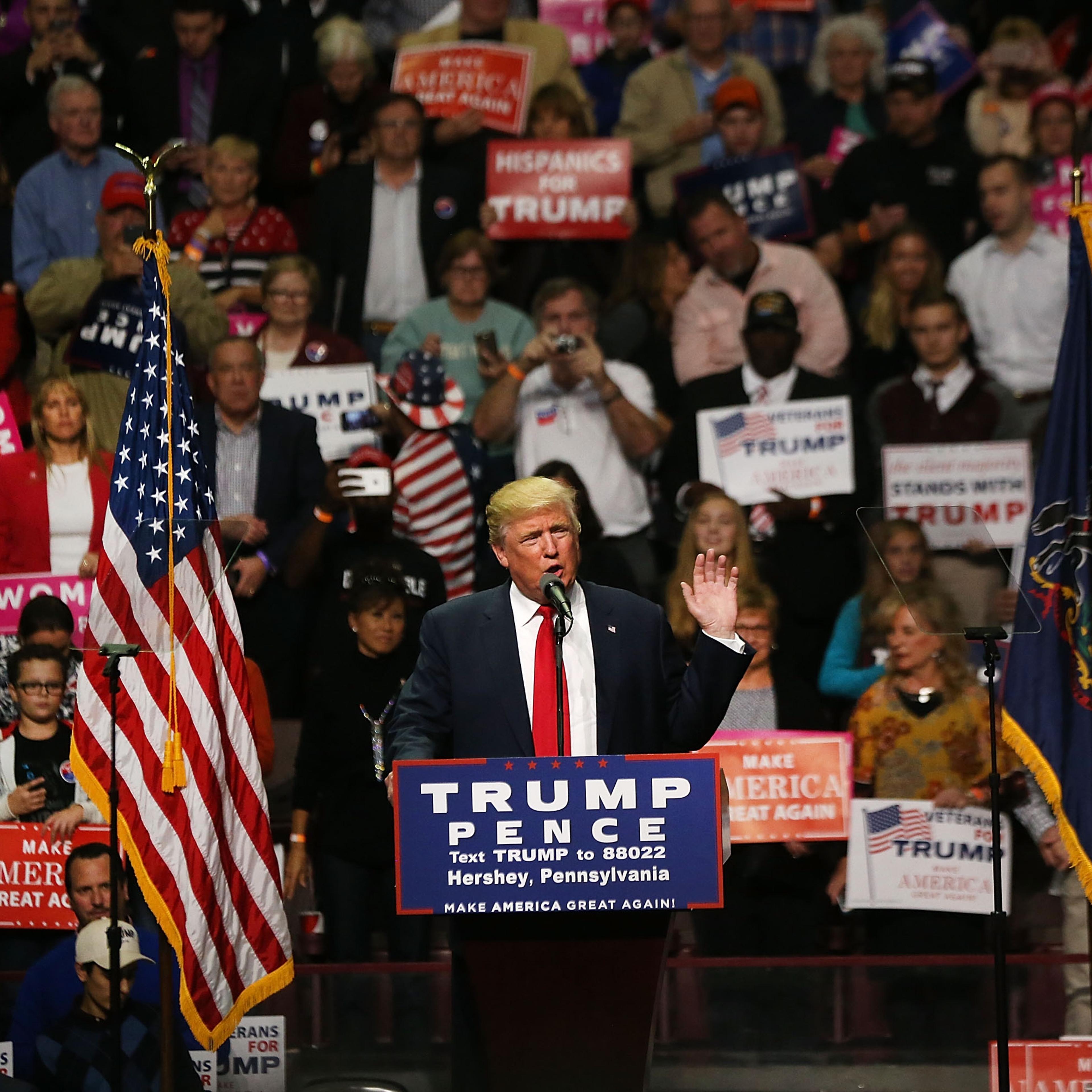 Republican Presidential Nominee Donald Trump Campaigns In Pennsylvania