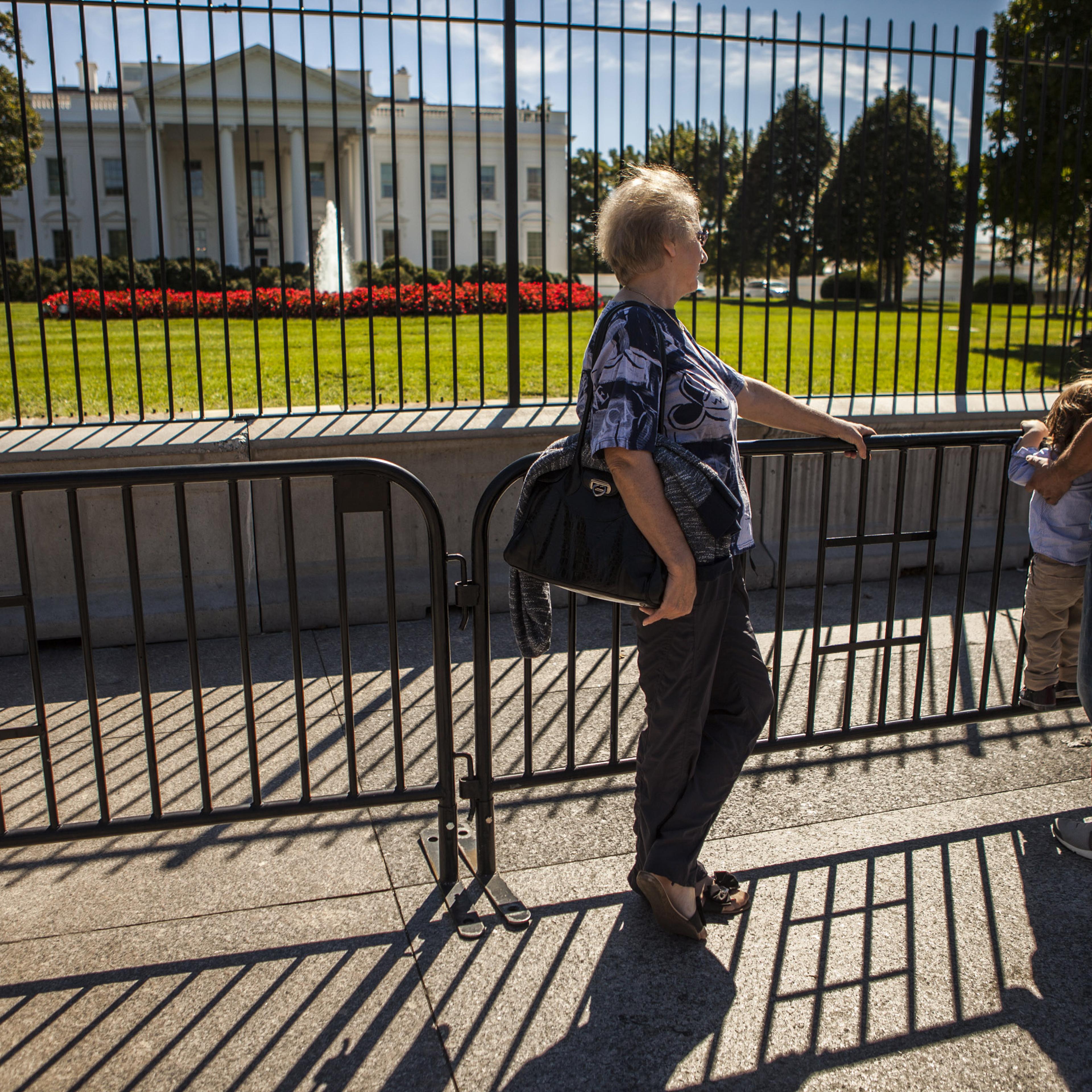 Security measures outside of White House