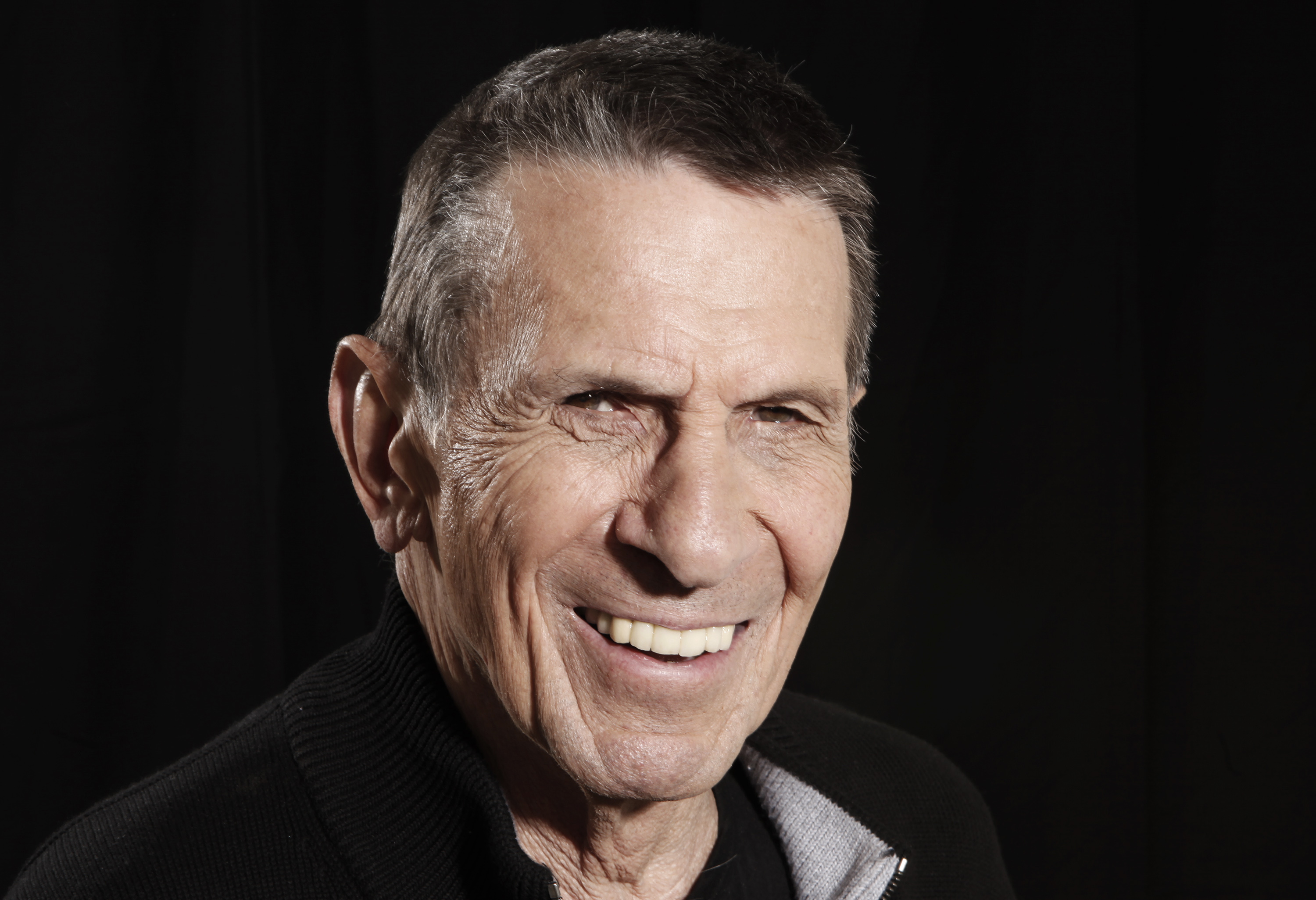 Actor Leonard Nimoy, a cast member in the upcoming film "Star Trek", poses for a portrait in Beverly Hills, Calif. on April 26, 2009.