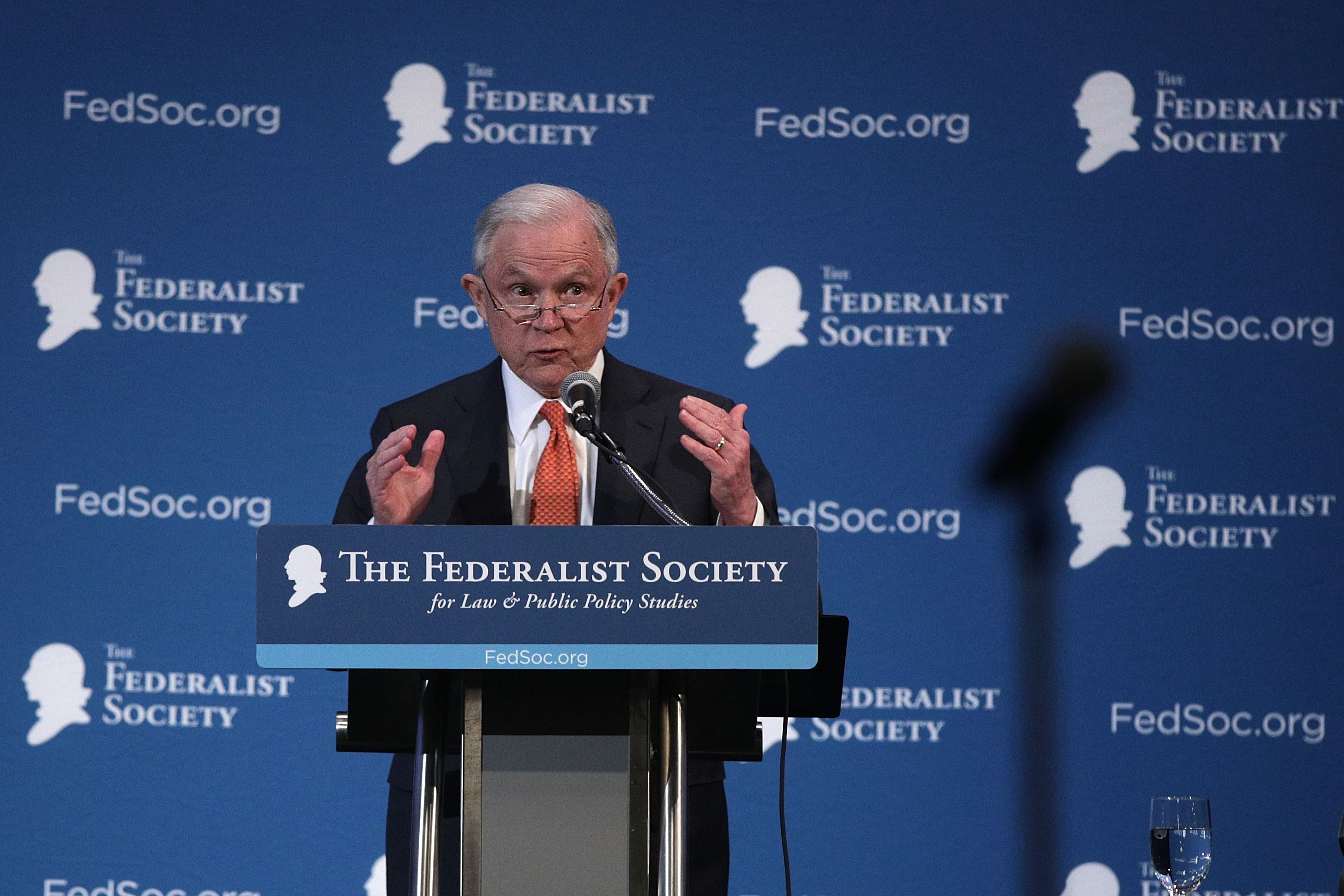 Attorney General Sessions And EPA Admin. Pruitt Speak At The Federalist Society 2017 National Lawyers Convention