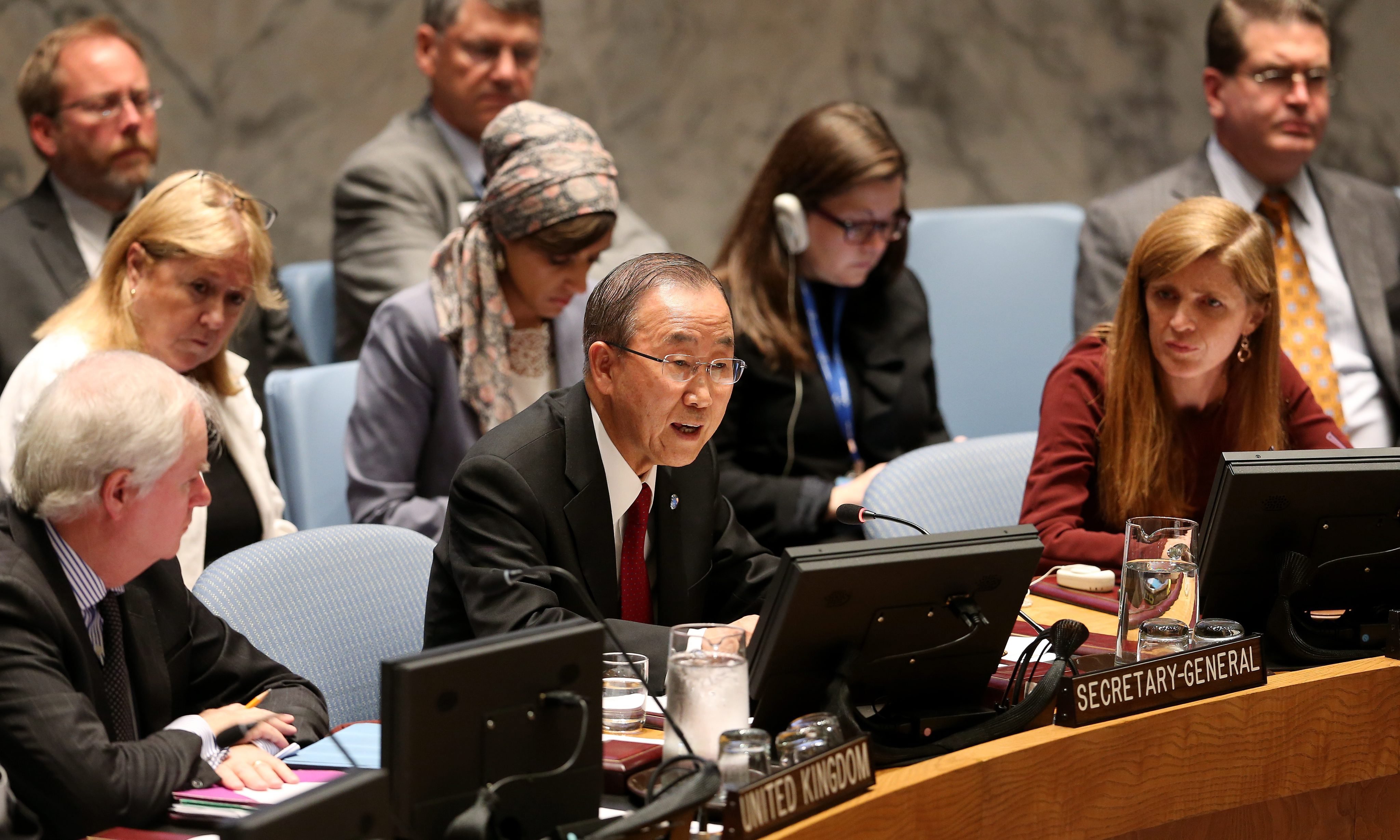 United Nations Security Council meeting about Ebola epidemic