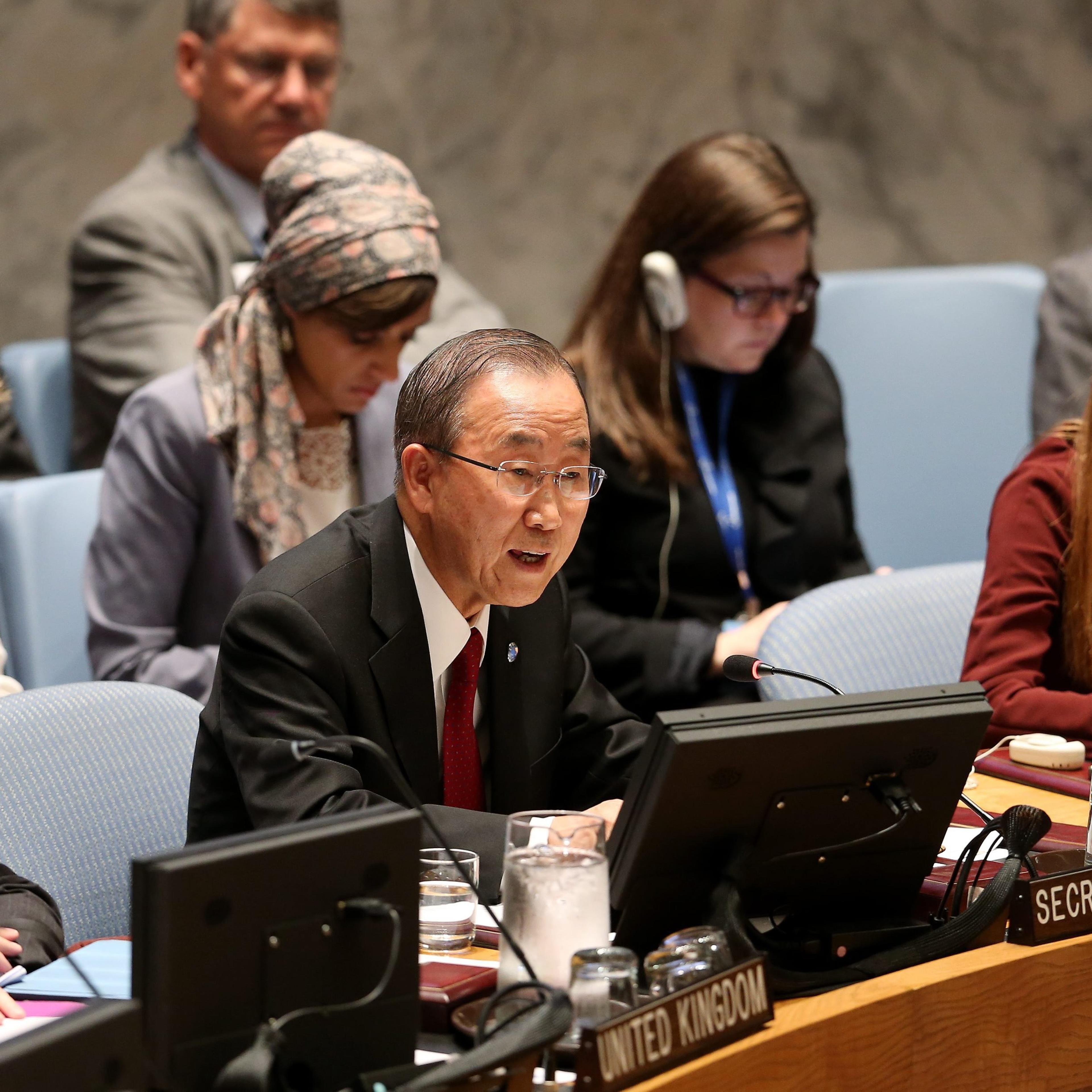 United Nations Security Council meeting about Ebola epidemic