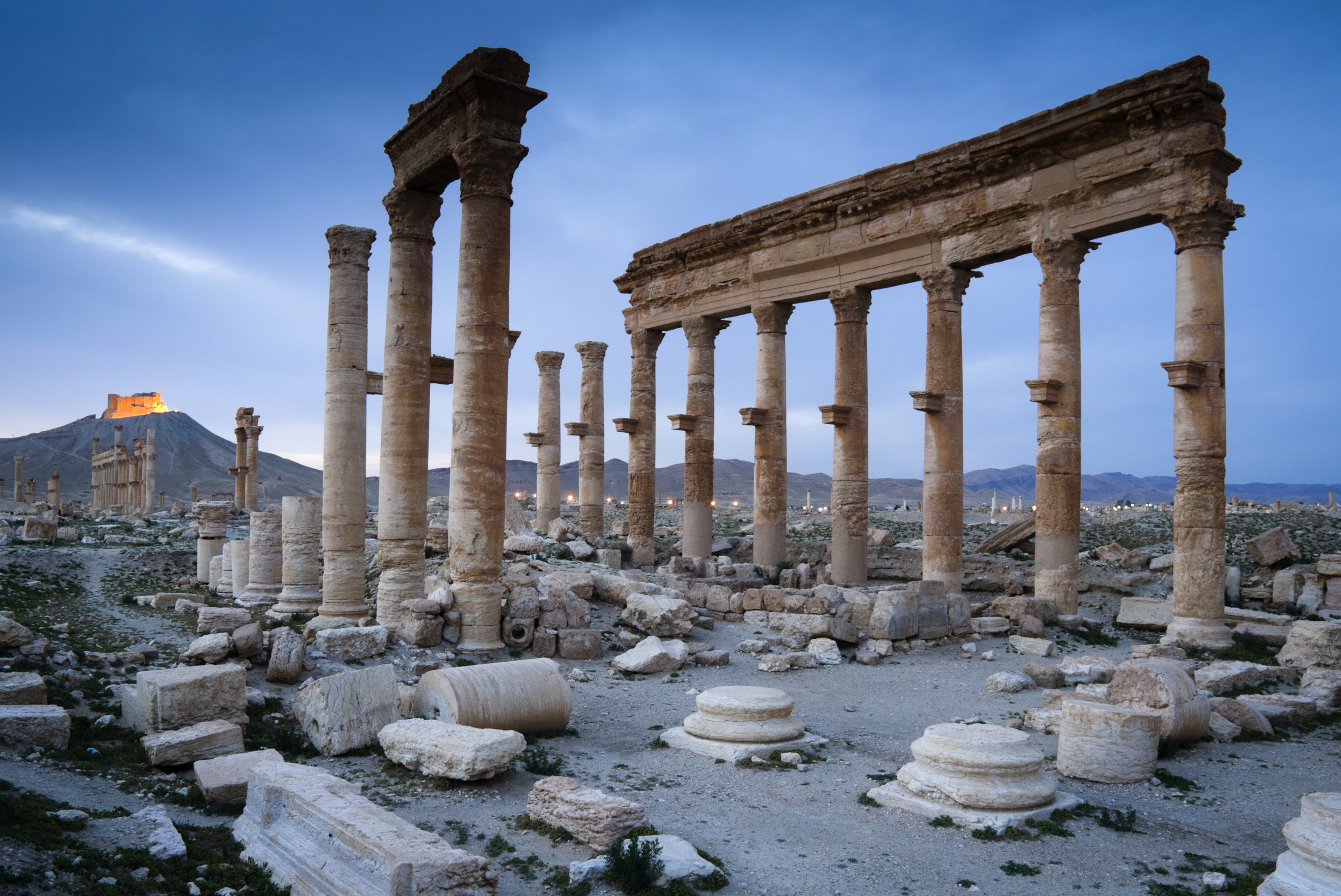 Ruins of Palmyra in Syria