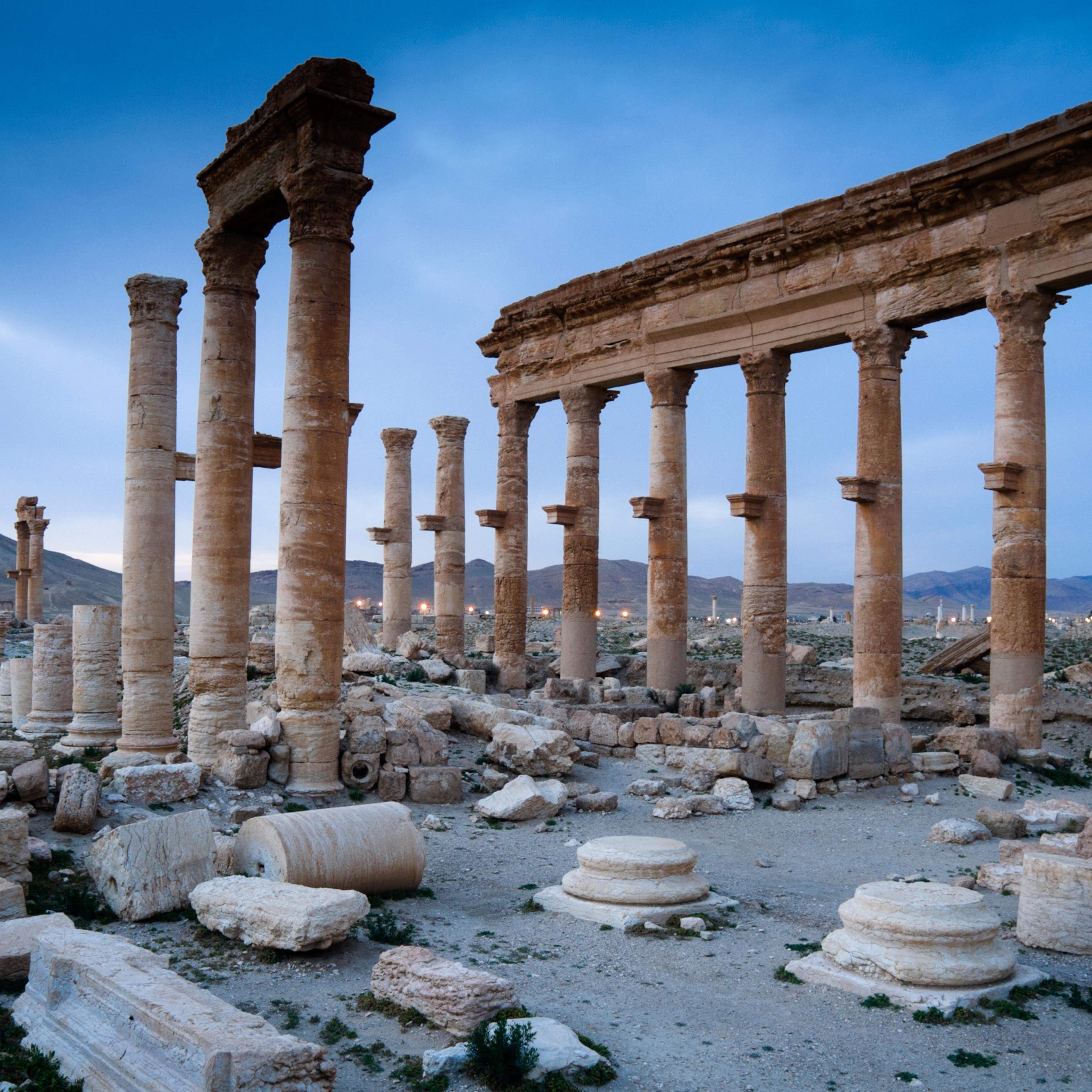 Ruins of Palmyra in Syria