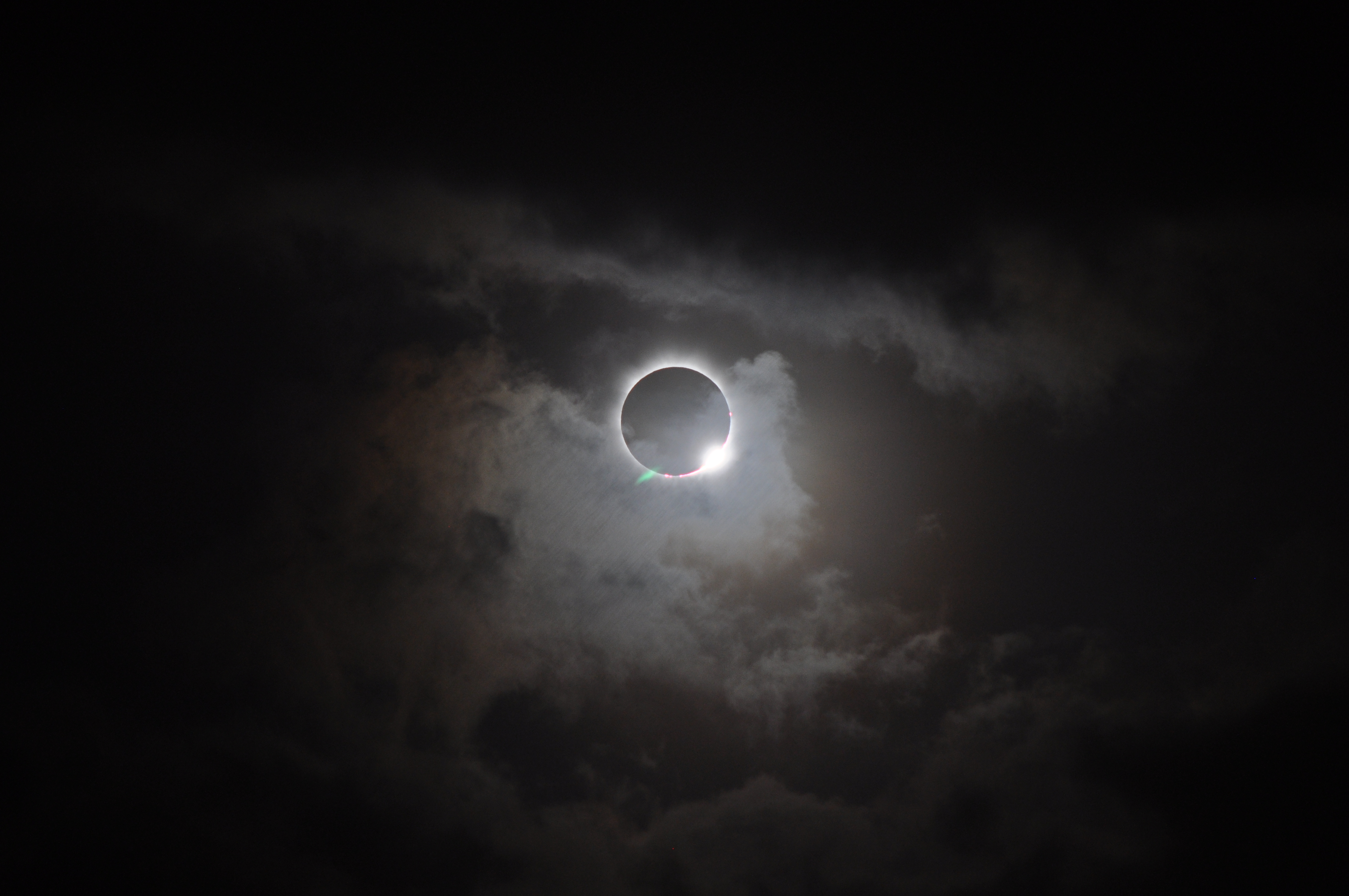 This total solar eclipse was visible from the northern tip of Australia on Nov. 13, 2012.