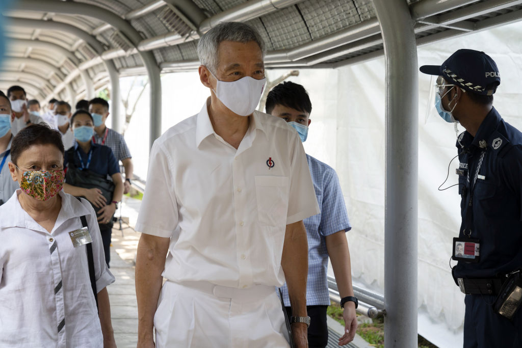 Singapore PM Lee Attends Nomination Center as Elections Kick Off