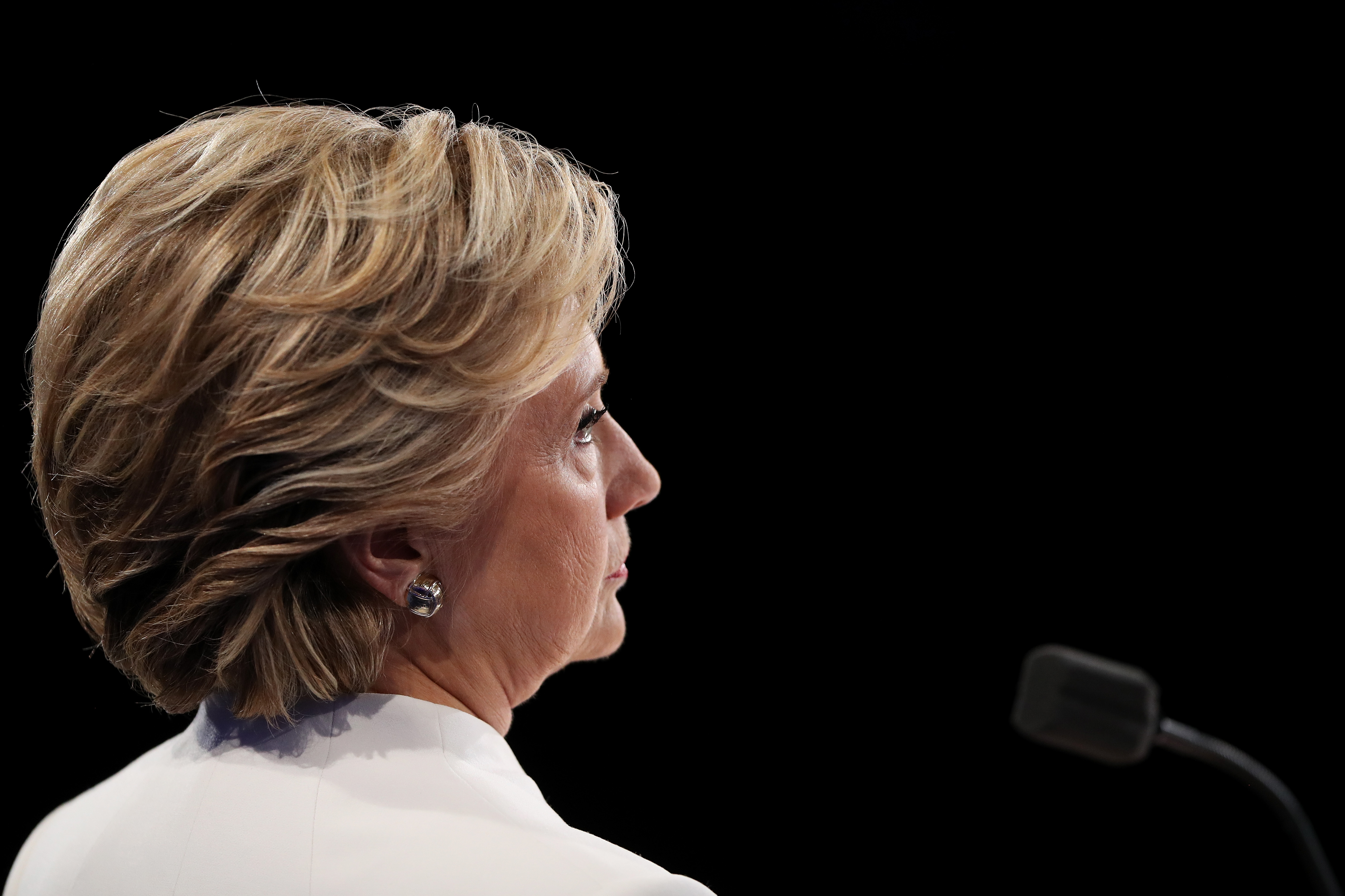 Hillary Clinton at the third presidential debate