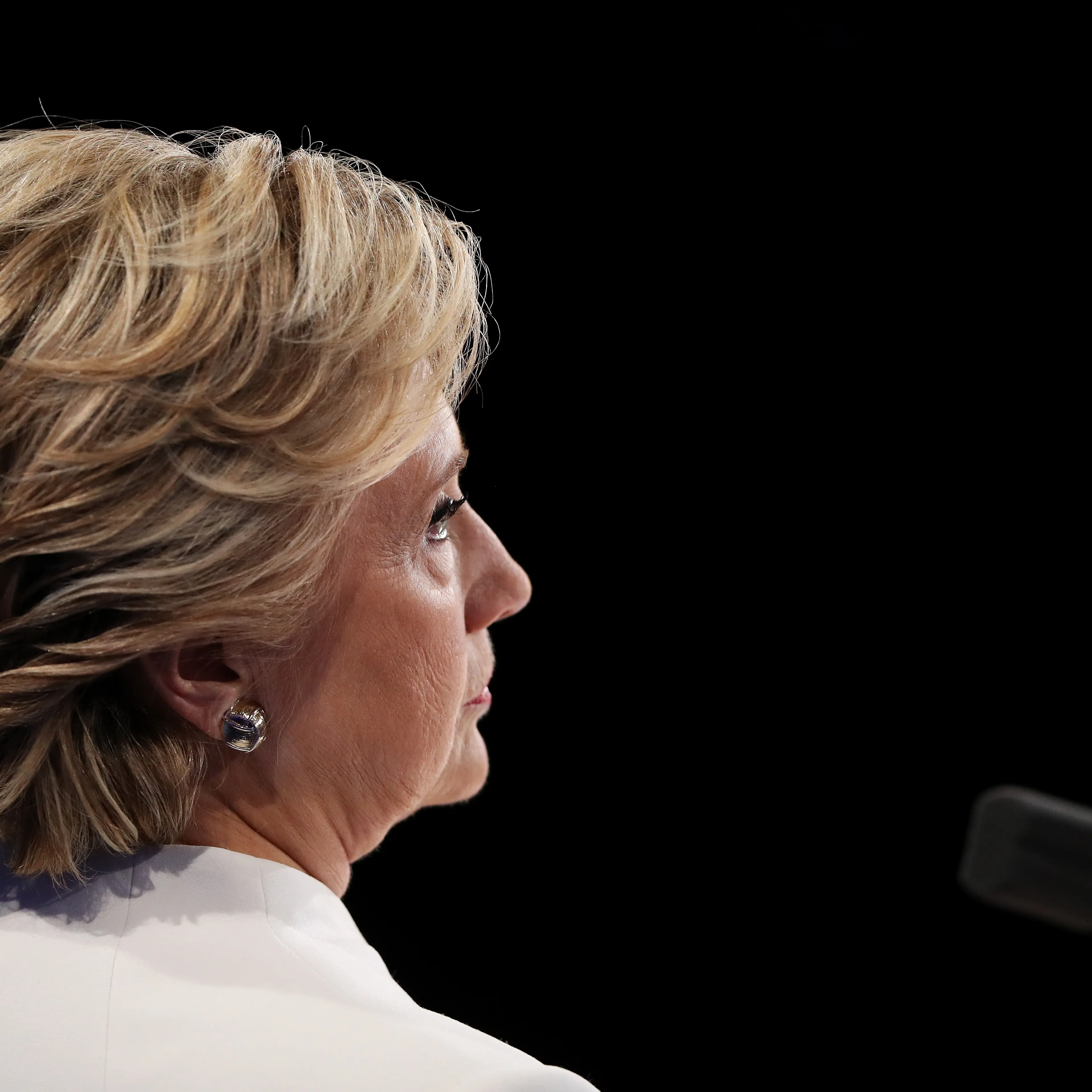 Hillary Clinton at the third presidential debate