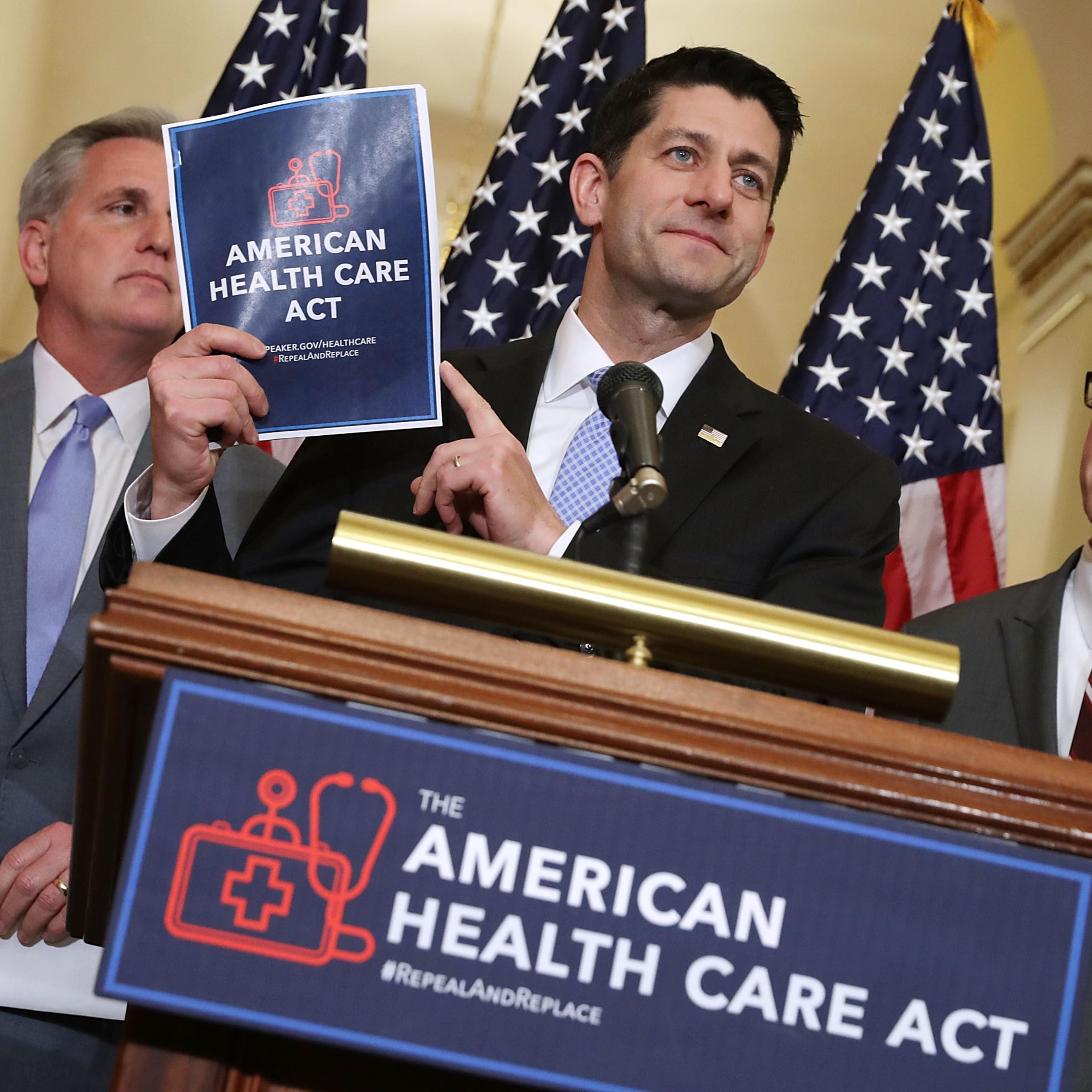 Paul Ryan, House Leaders Hold Press Conference On American Health Care Act
