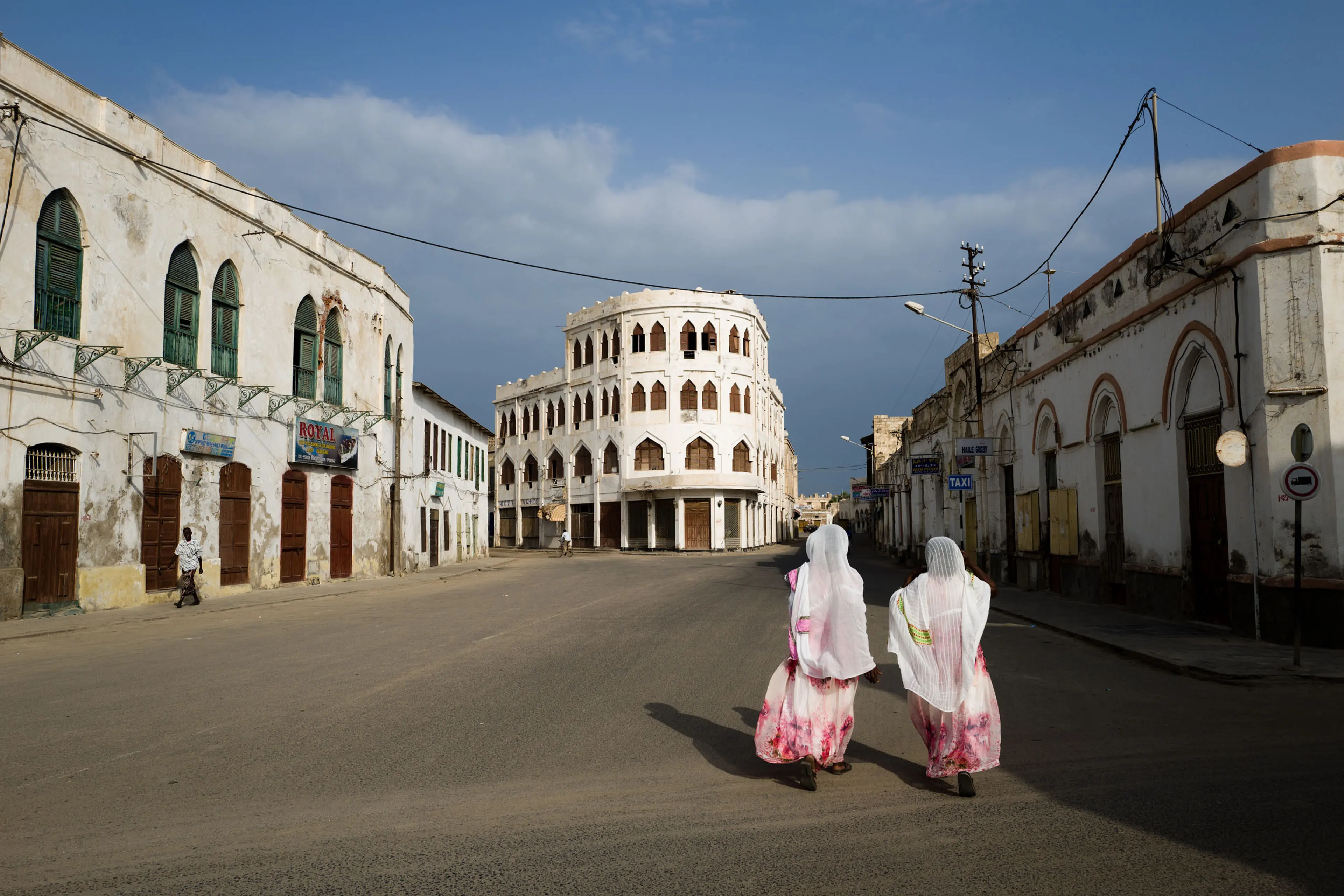 The Hotel Torino, in the old section of the city of Massawa.