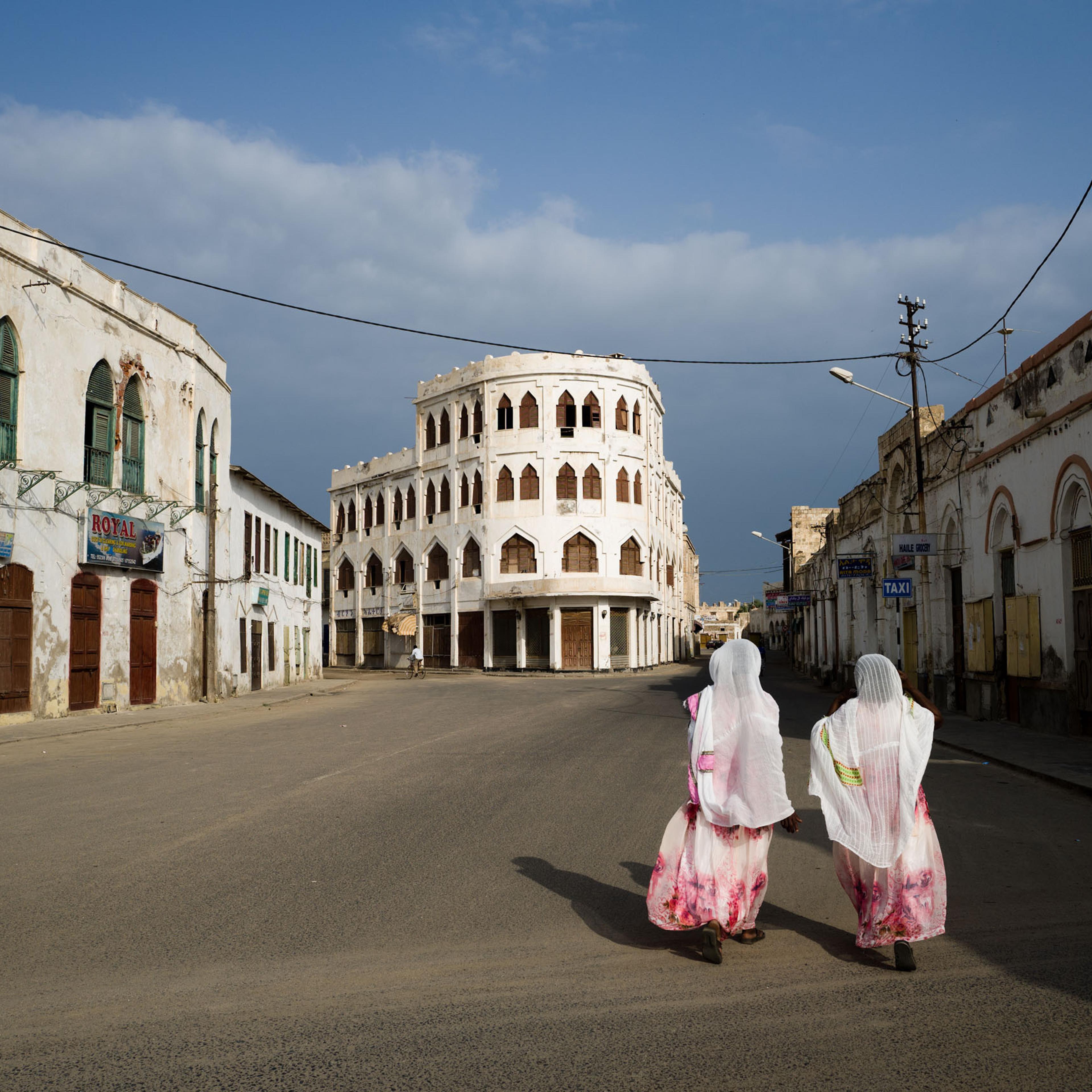 The Hotel Torino, in the old section of the city of Massawa.