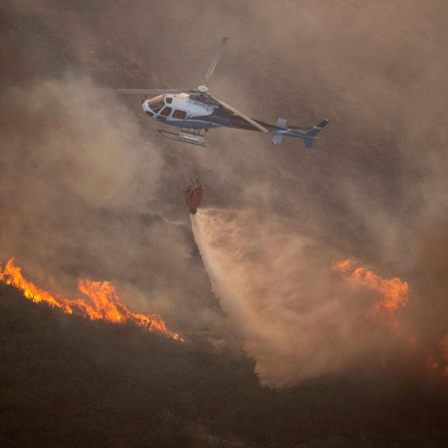 TOPSHOT-SPAIN-WILDFIRE-CLIMATE-WEATHER