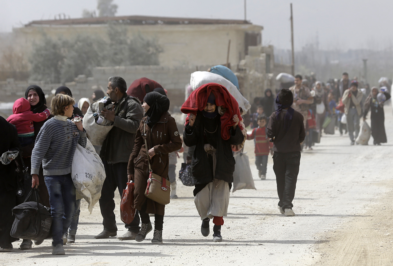 SYRIA-CONFLICT-GHOUTA-FLEE