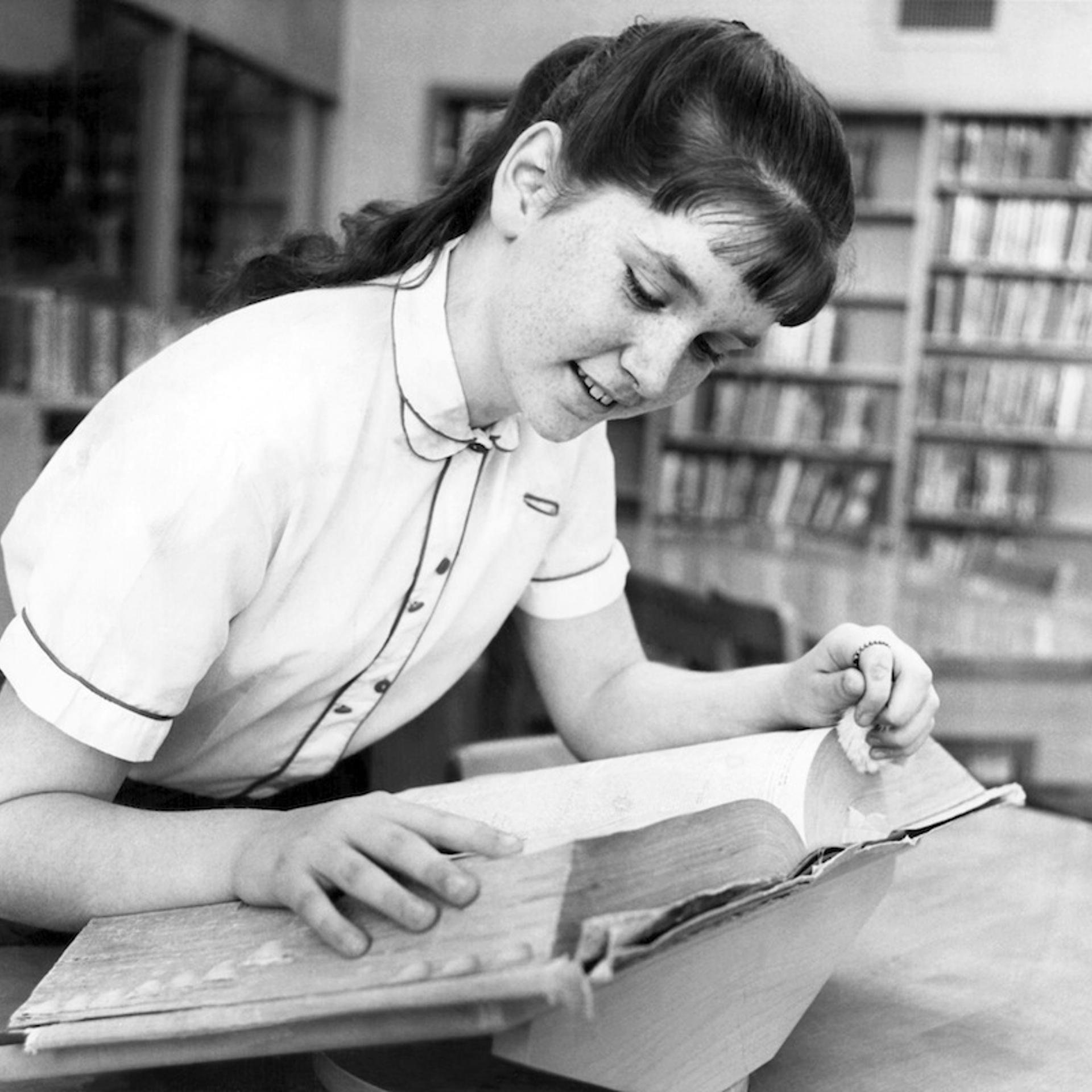 Student Using Dictionary