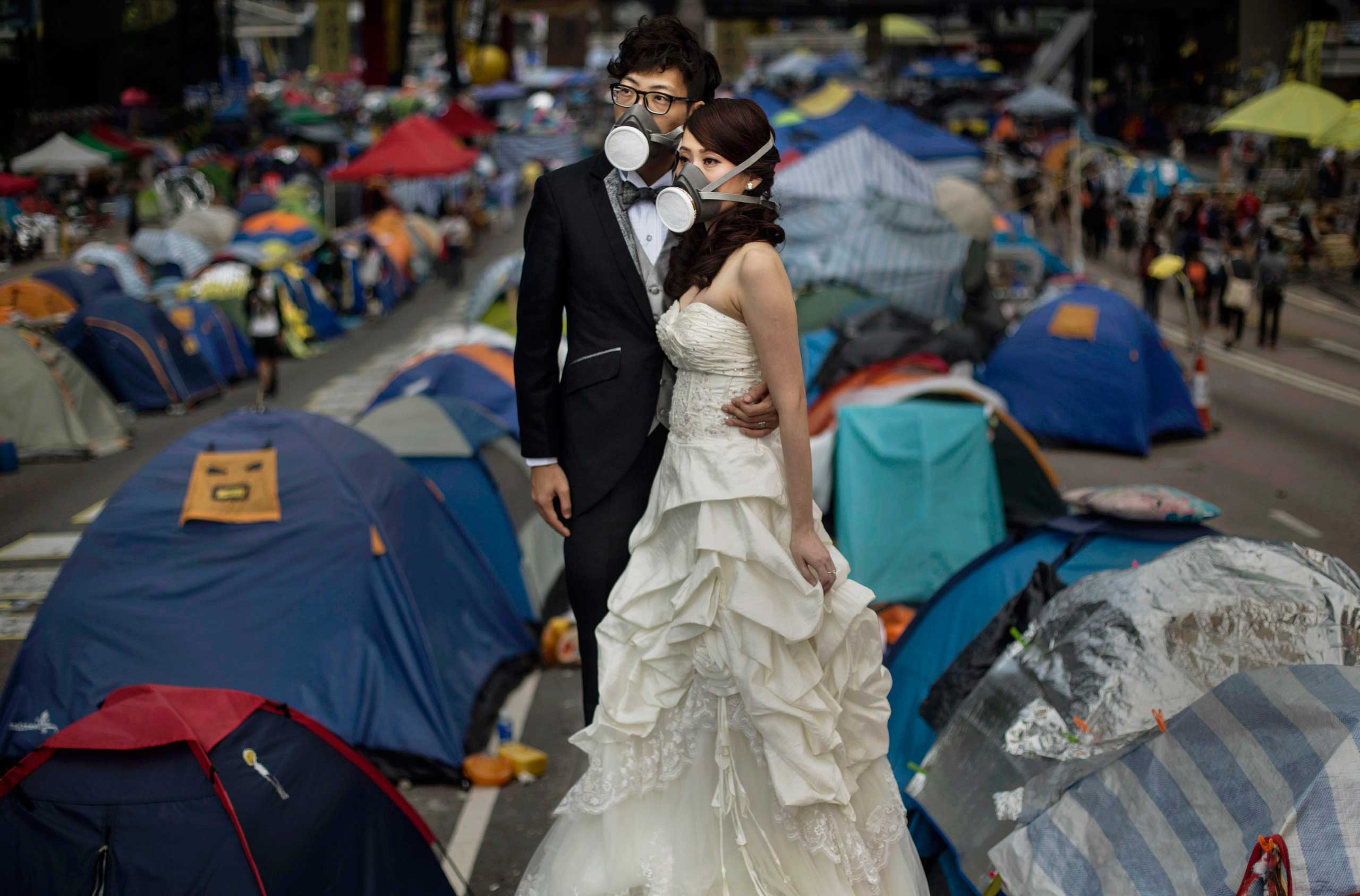 Pro Democracy Supporters Continue To Occupy Parts Of Hong Kong
