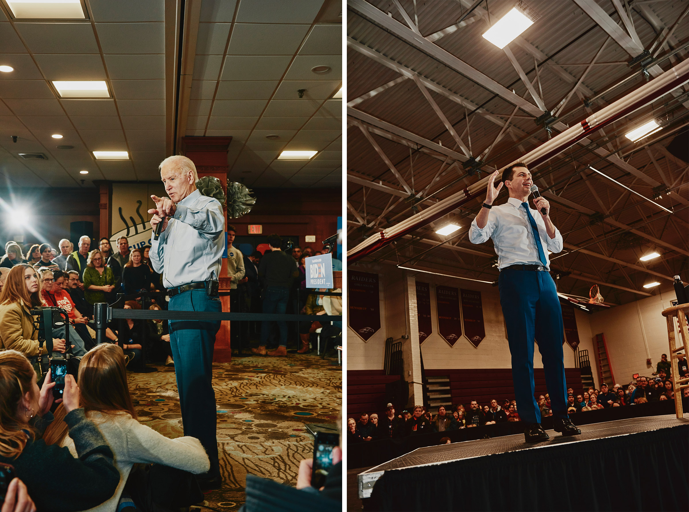 Hampton, New Hampshire - February 9, 2020: Former Vice President Joe Biden speaking at his GOTV Event at Ashworth by the Sea in Hampton, New Hampshire. Credit: Tony Luong for Time