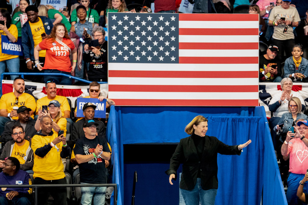 Kamala Harris Campaigns In Michigan