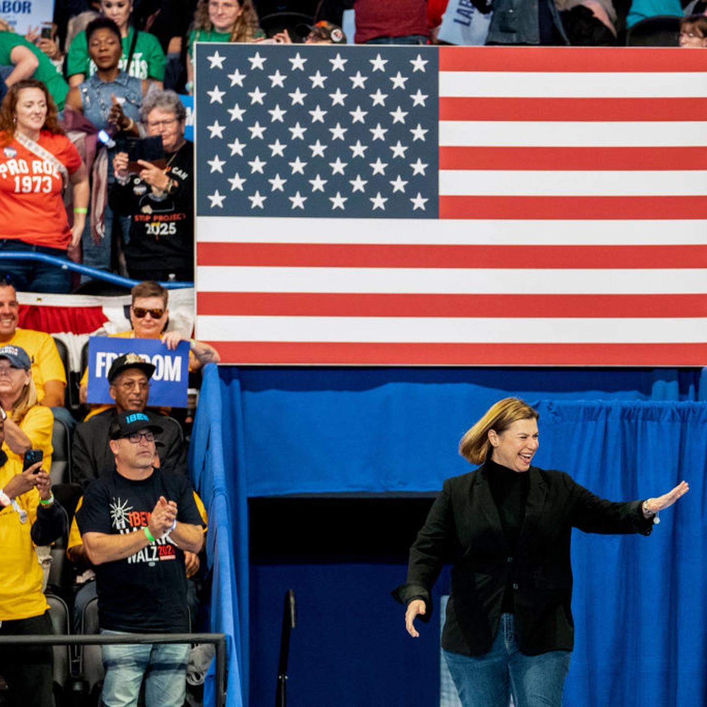 Kamala Harris Campaigns In Michigan