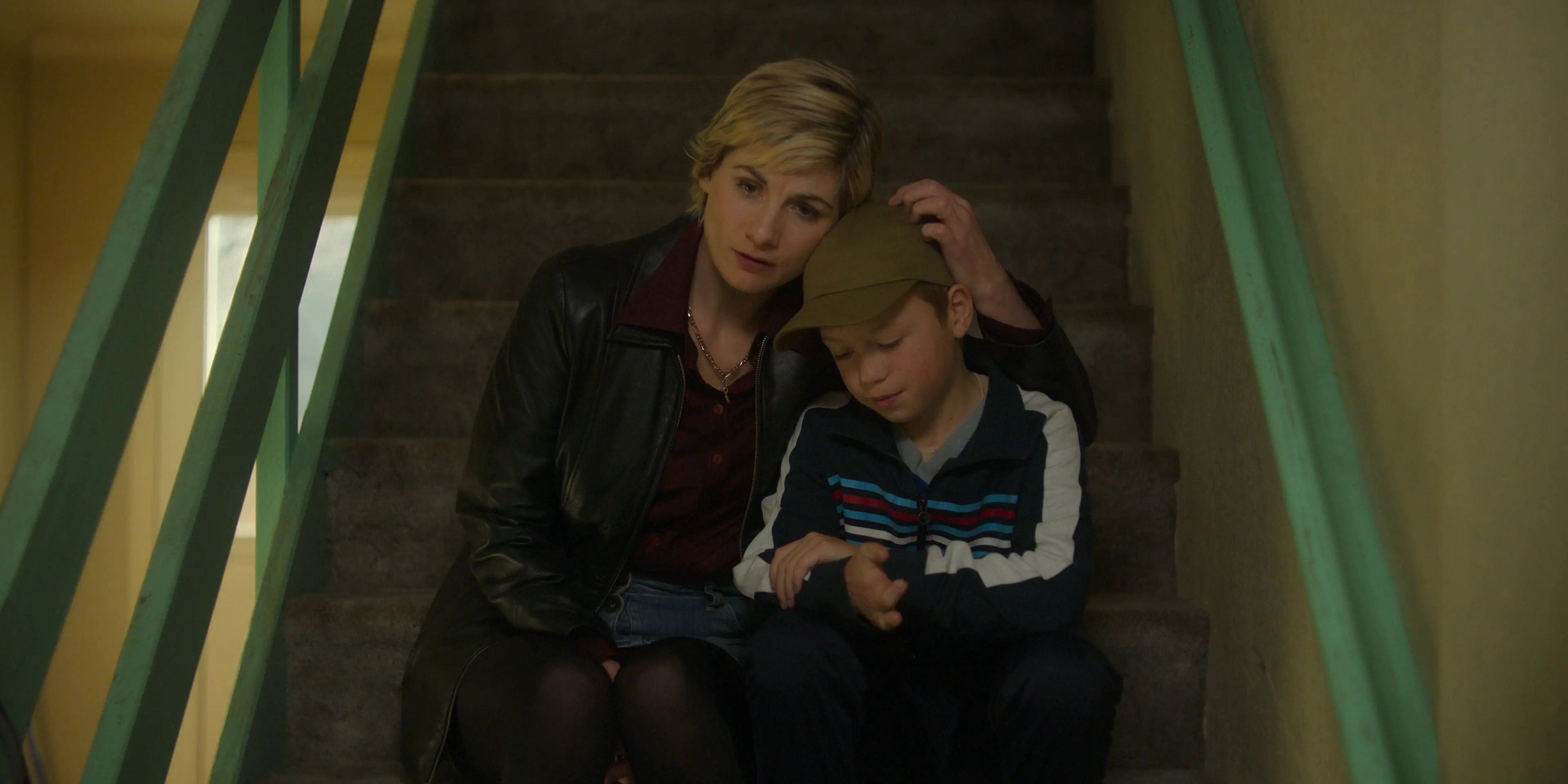 Jodie Whittaker as Susan and Toby Eden as Connor in Toxic Town