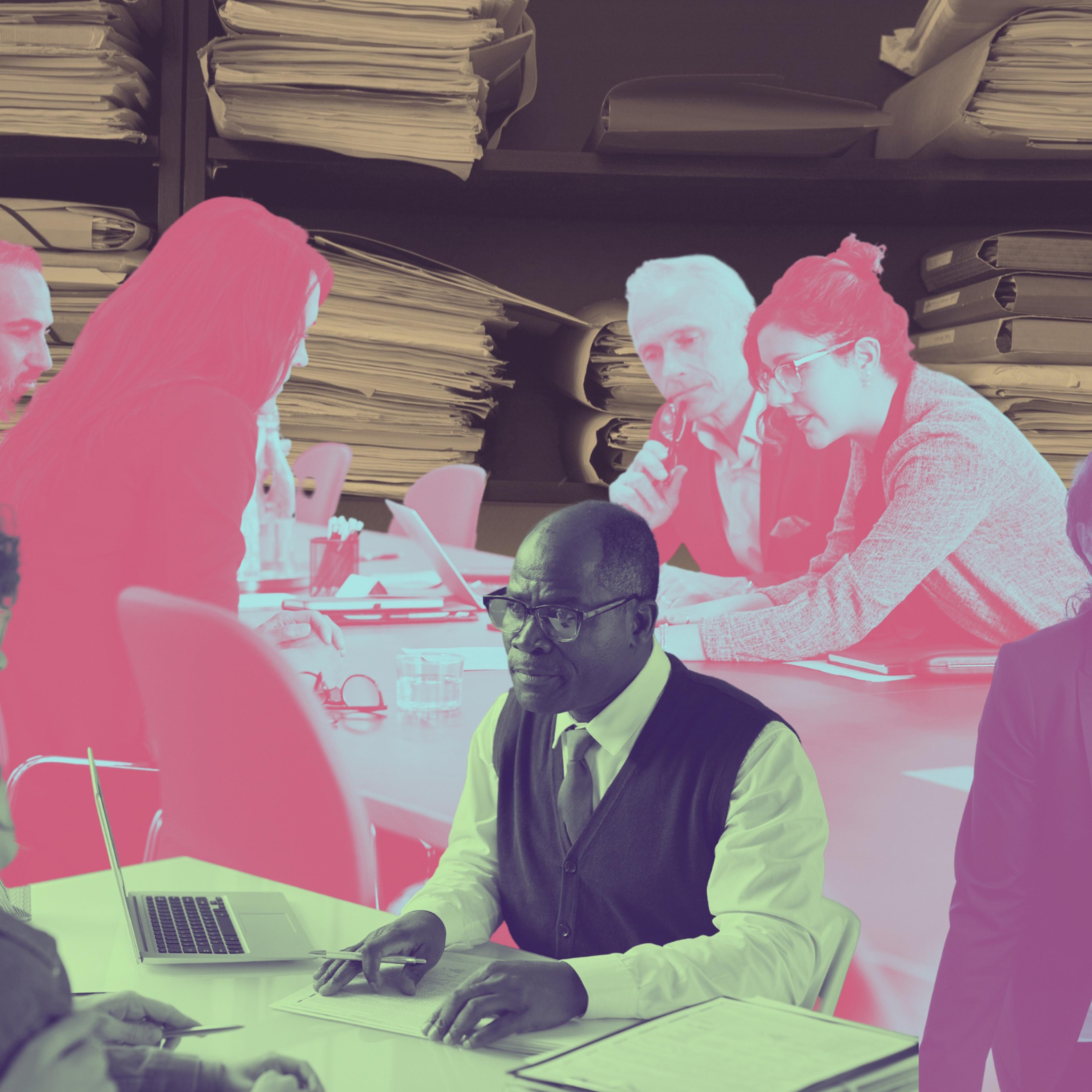 Lawyers working