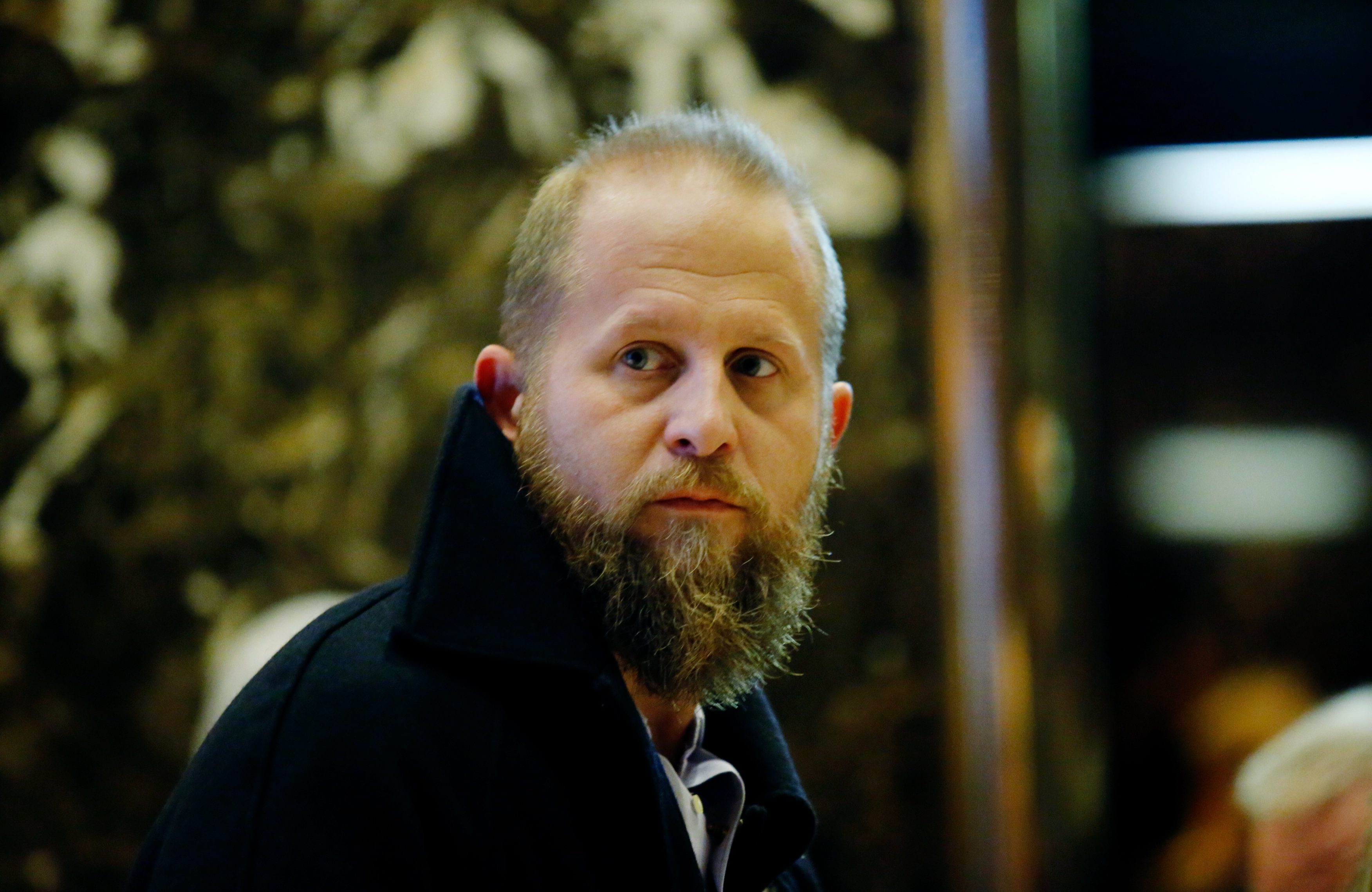 Brad Parscale arrives at Trump Tower