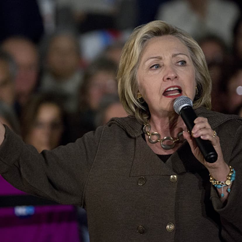 Hillary Clinton, former Secretary of State and 2016 Democratic presidential candidate, speaks during a town hall meeting at Keene High School in Keene, New Hampshire, U.S., on Sunday, Jan. 3, 2016.