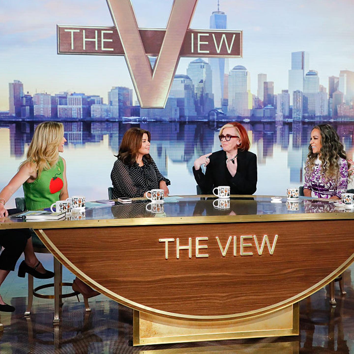 'The View' hosts Joy Behar, Sara Haines, Ana Navarro, Sunny Hostin, and Alyssa Farah-Griffin with guest Molly Jong-Fast on June 27, 2025.