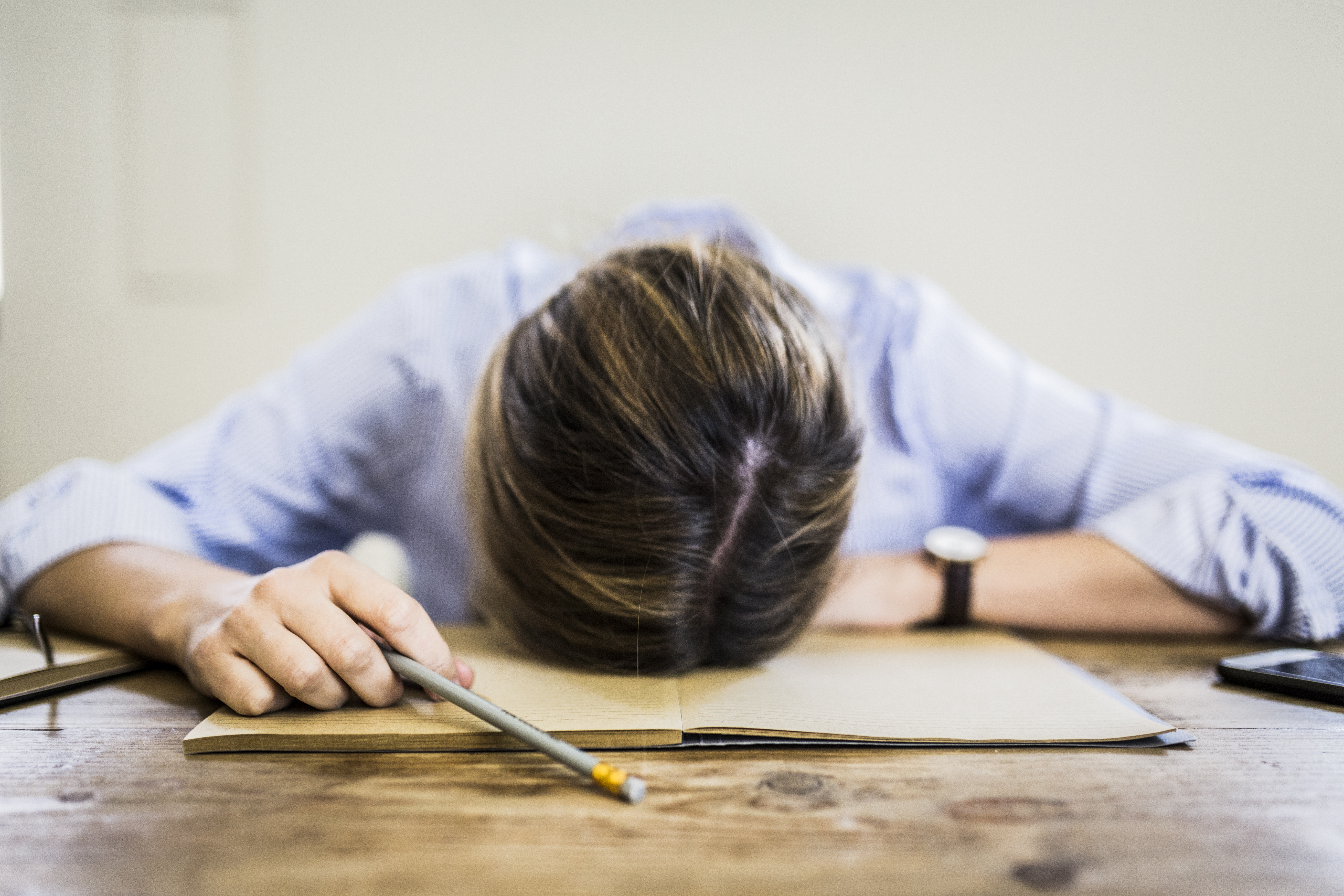 woman stressed out