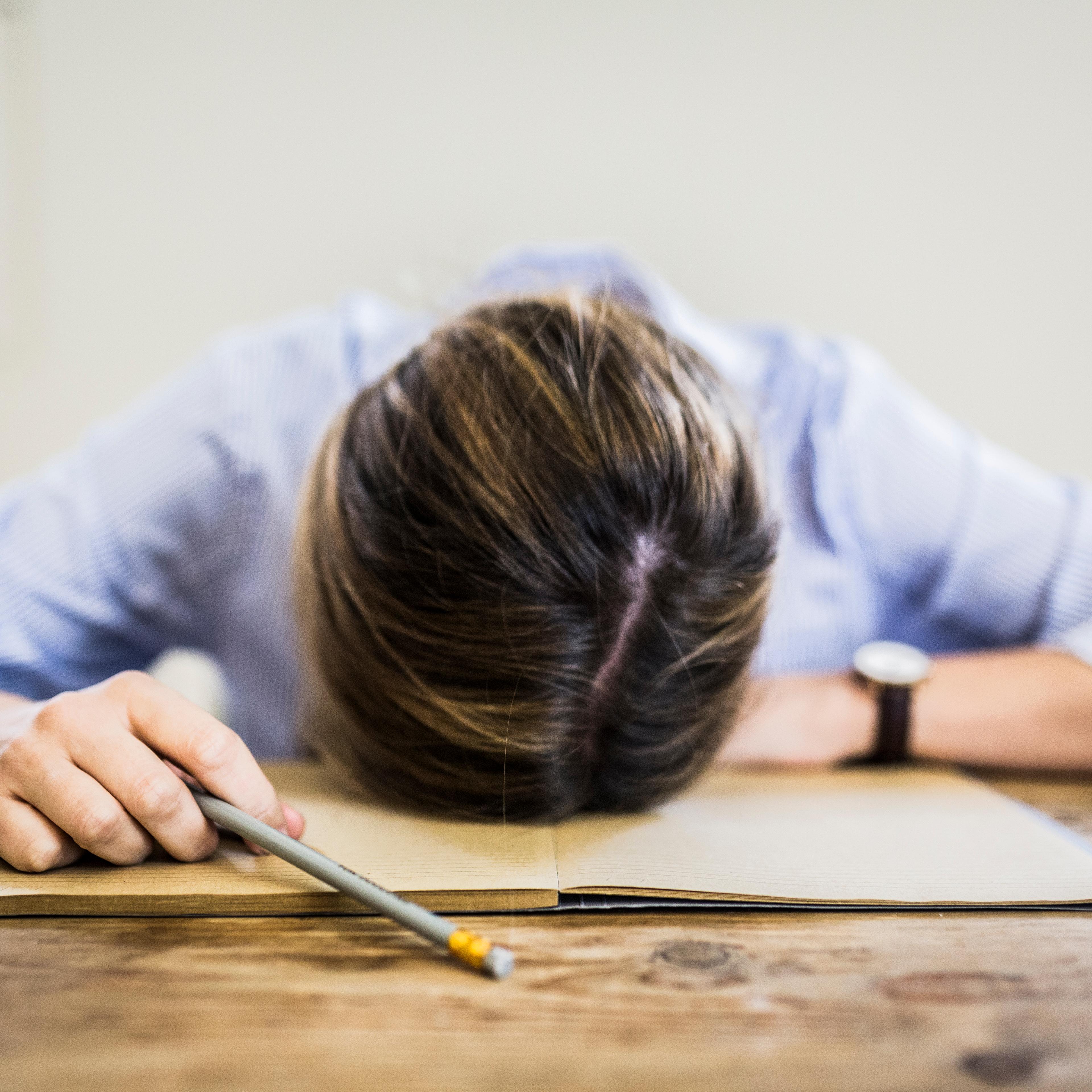 woman stressed out