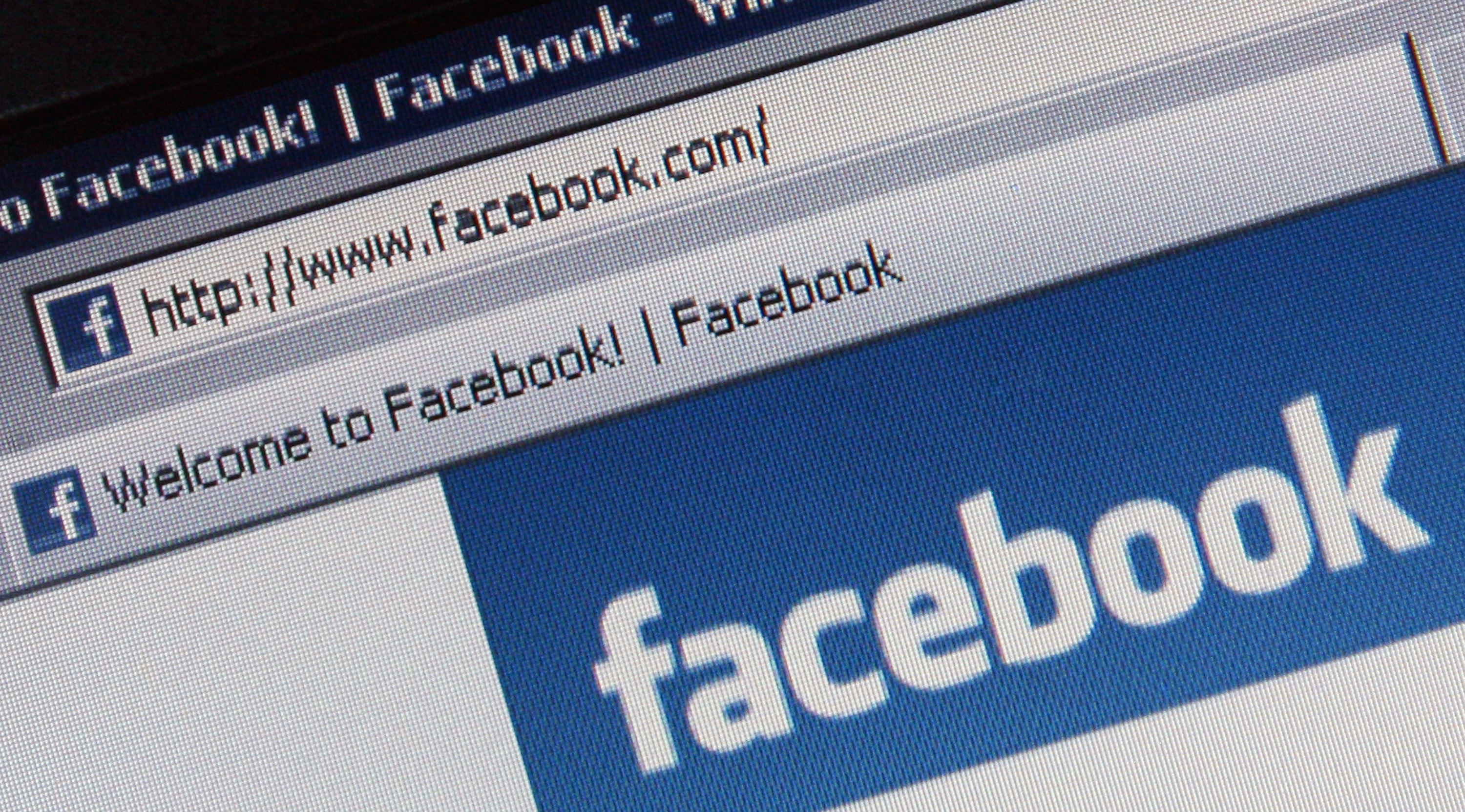 In this photo illustration the Social networking site Facebook is displayed on a laptop screen on March 25, 2009 in London, England.